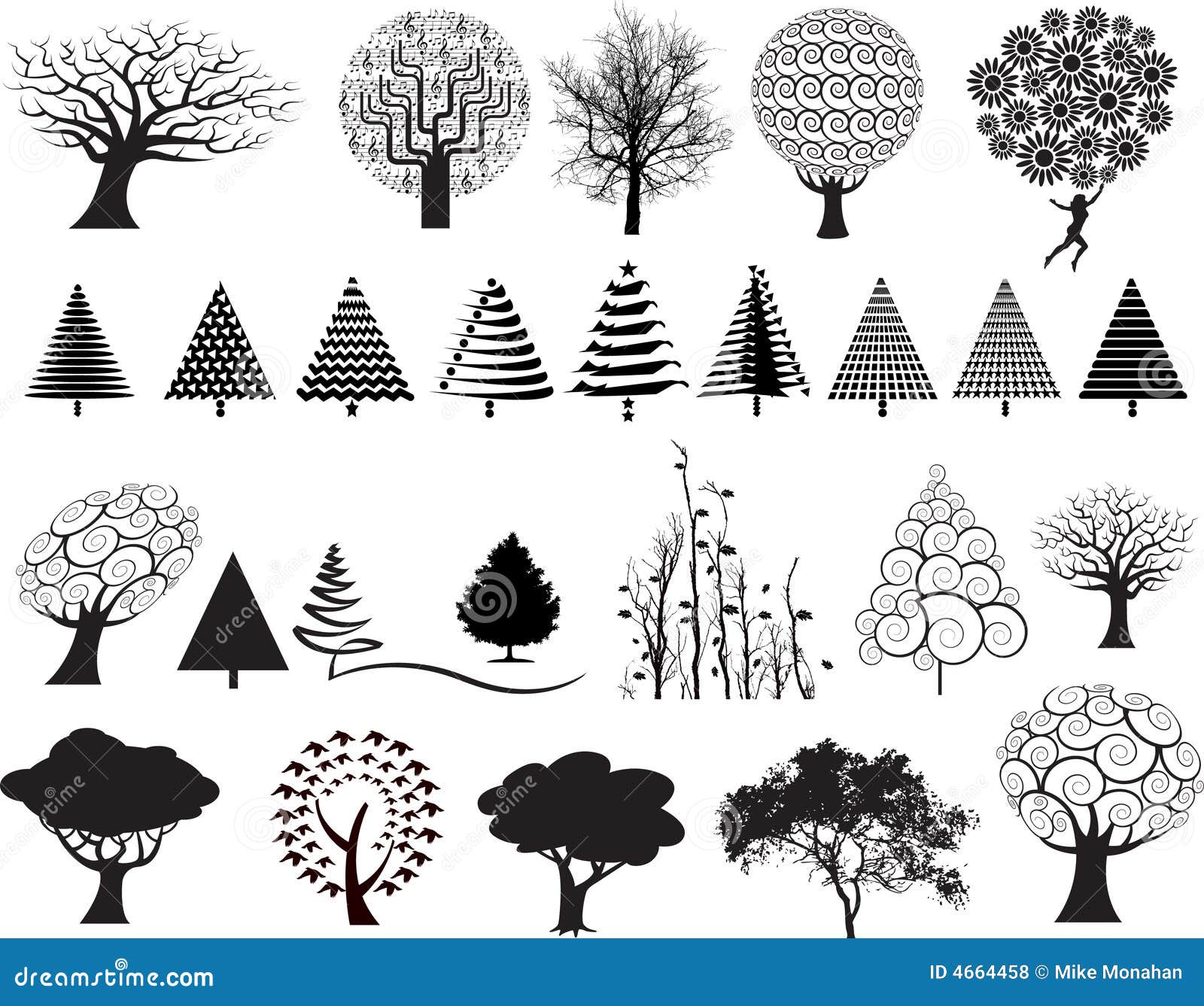 Tree Illustrations Stock Vector Illustration Of Fauna