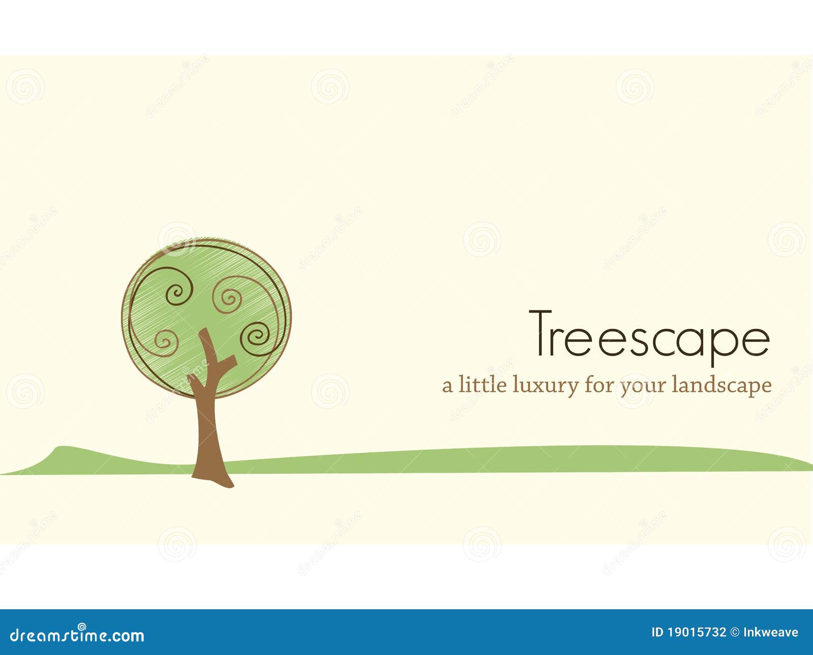 tree landscape business card design 19015732