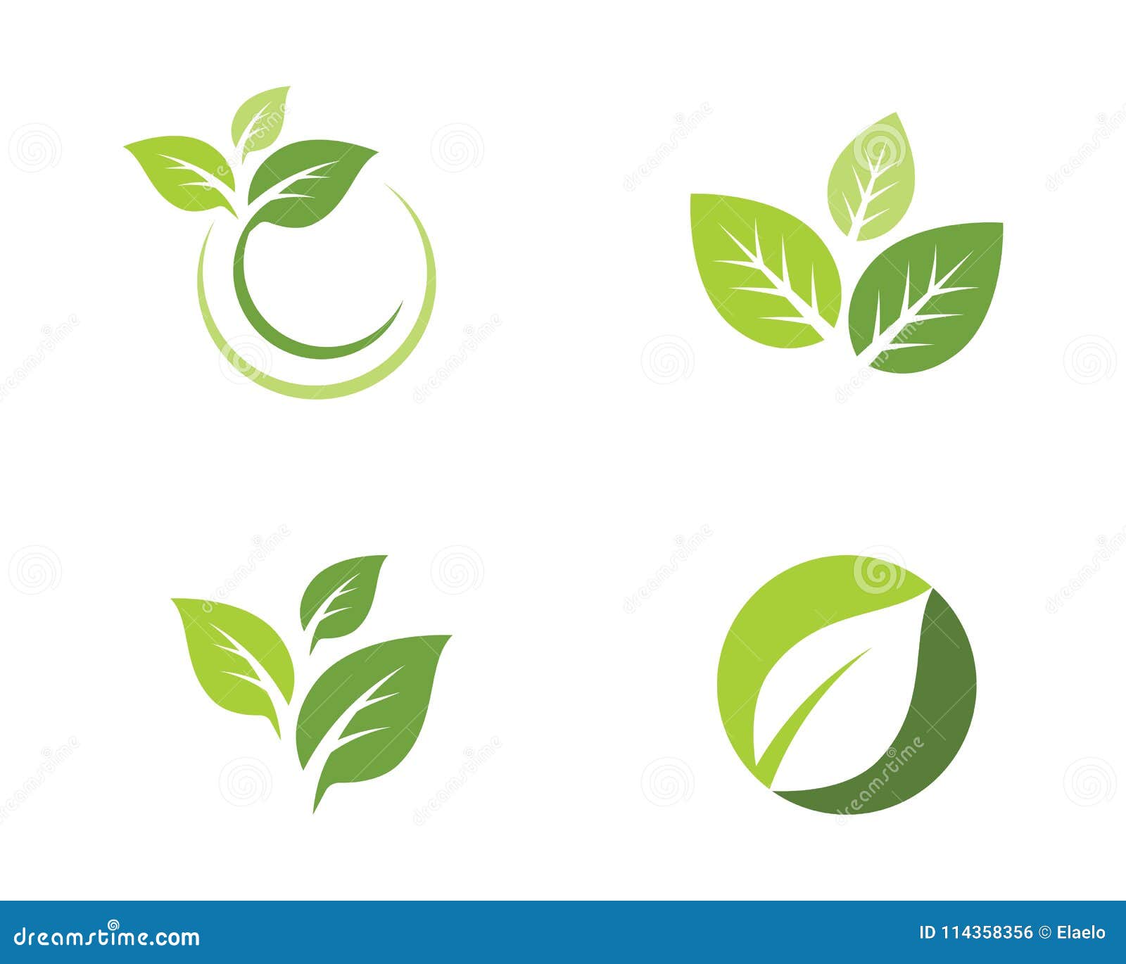 tree leaf  icon template