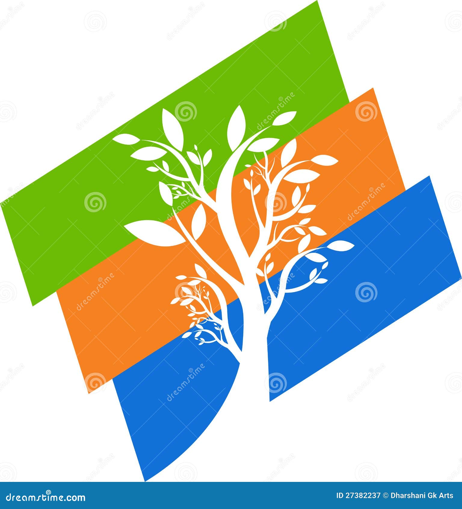 Tree logo stock vector. Illustration of design, leaf - 27382237