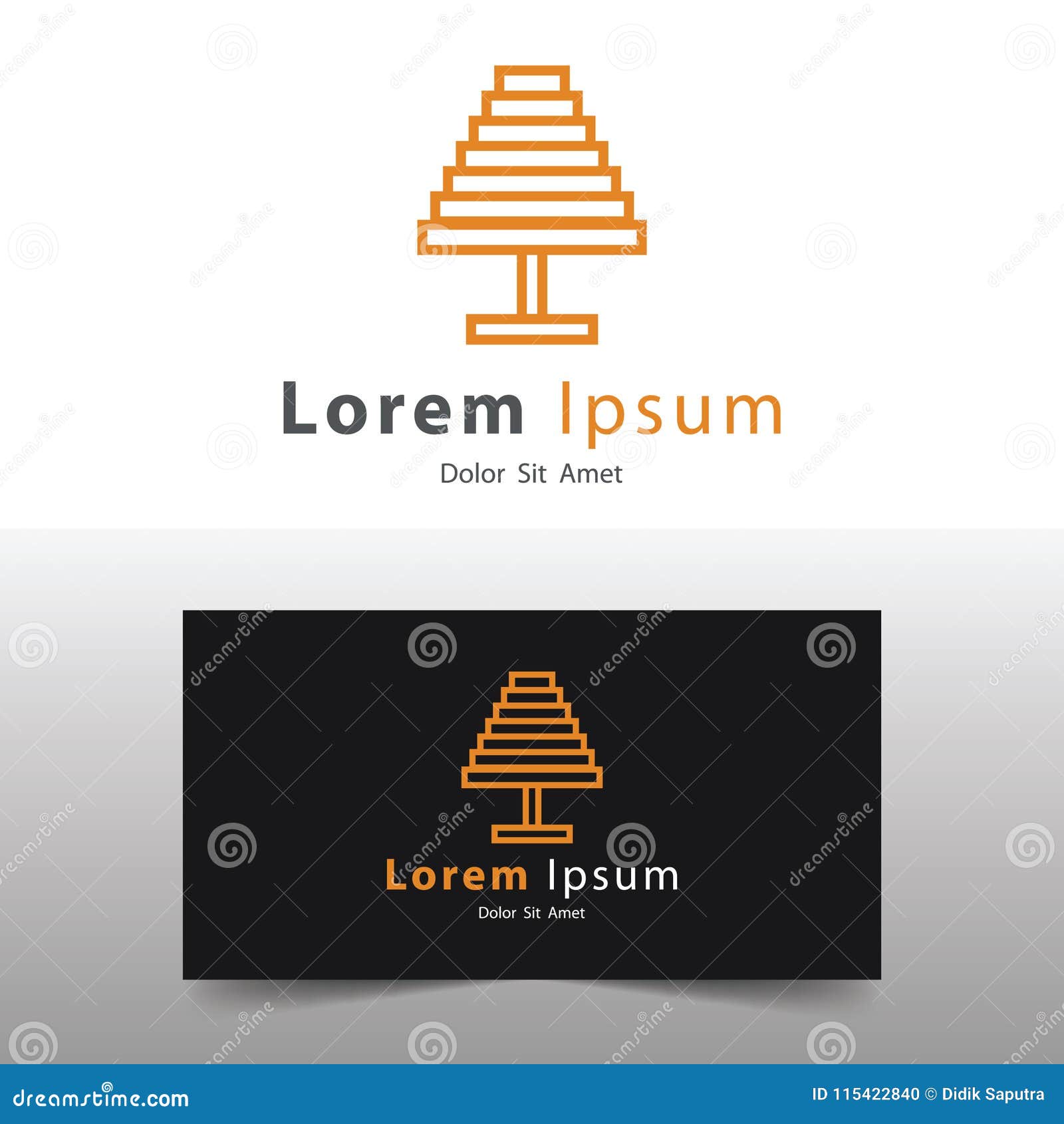 tree logo  template. simple logo in a modern style