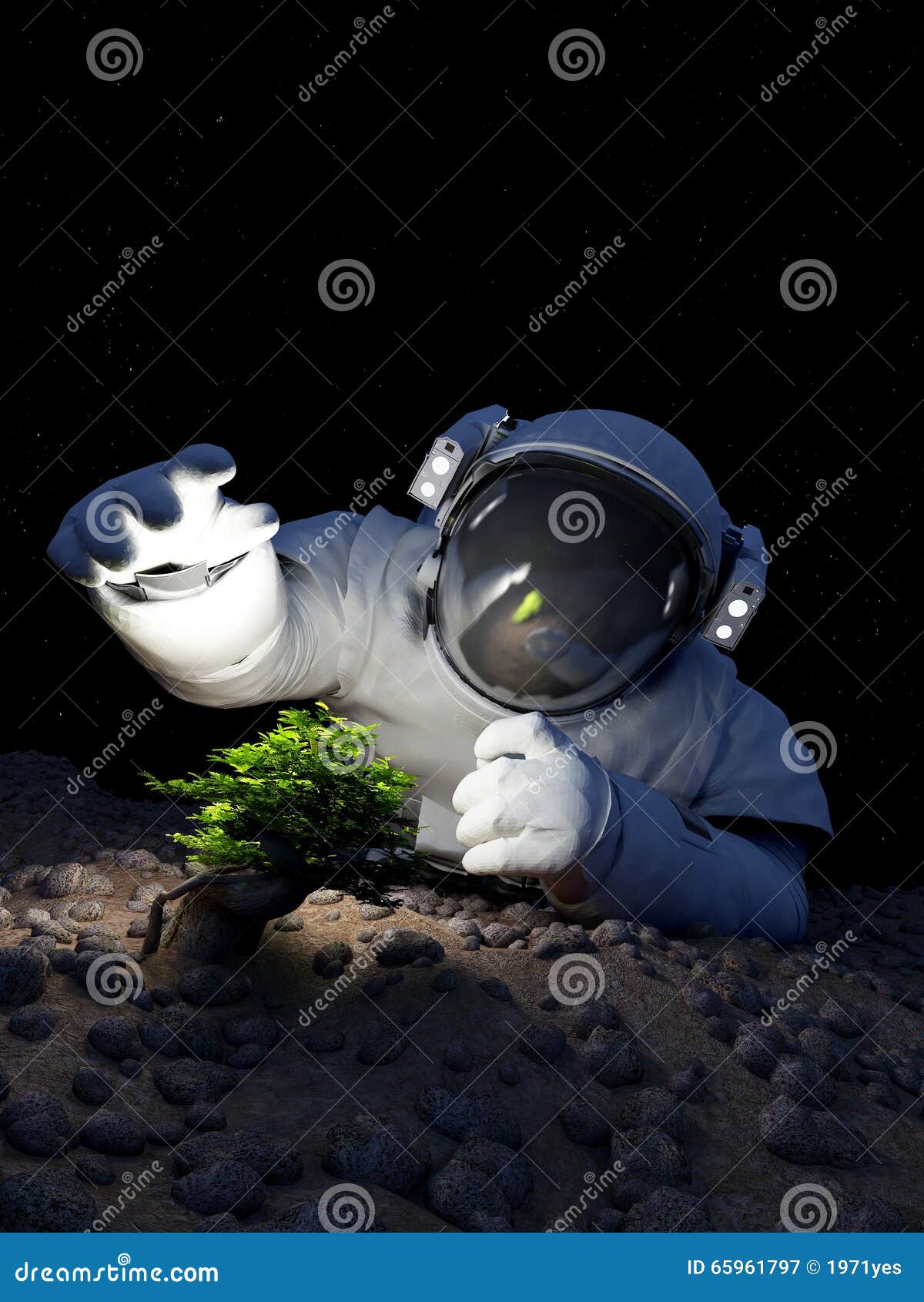 Tree in space. stock illustration. Illustration of columbia 65961797