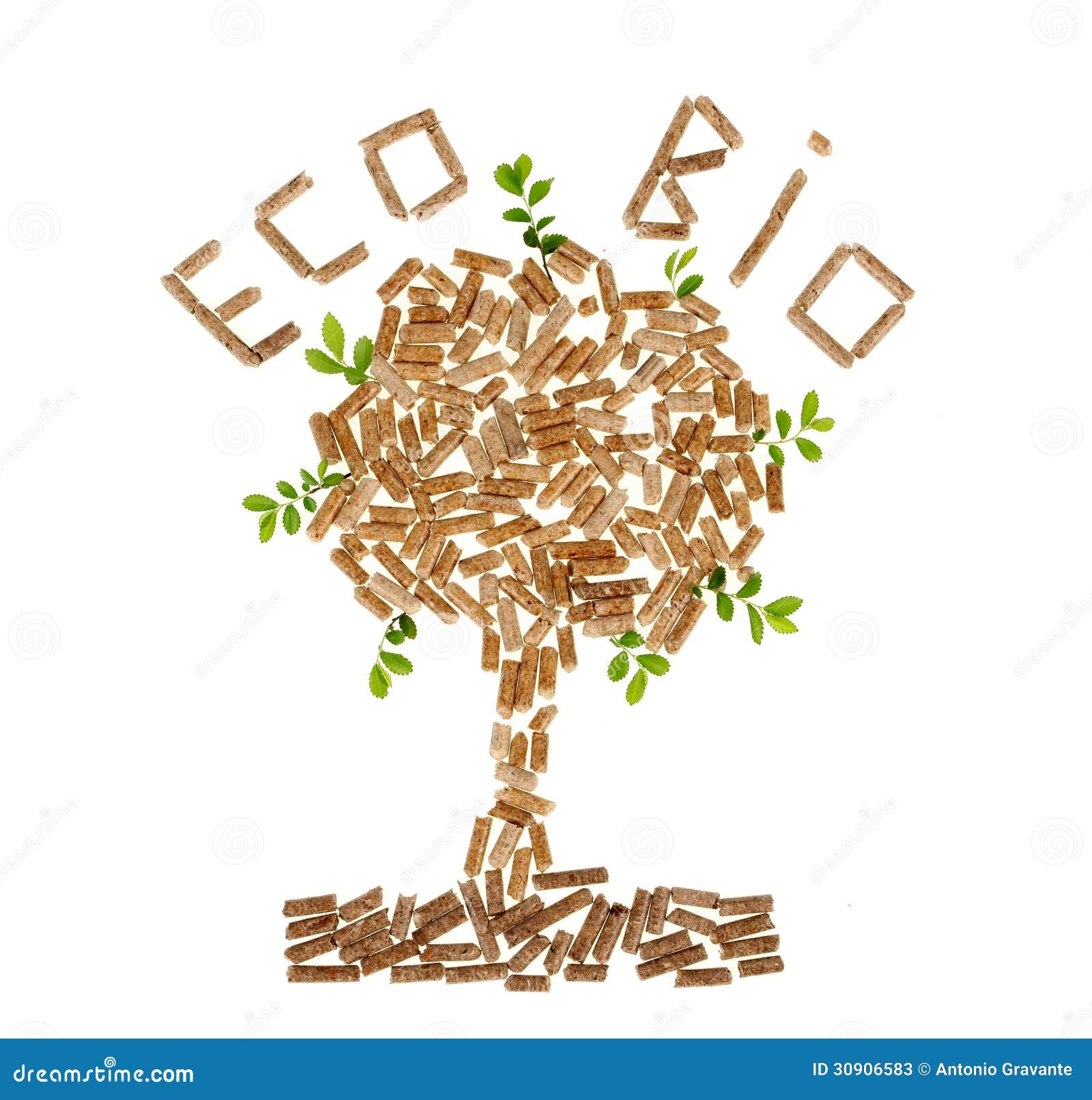 Tree of wood pellet stock image. Image of fuel, power 30906583