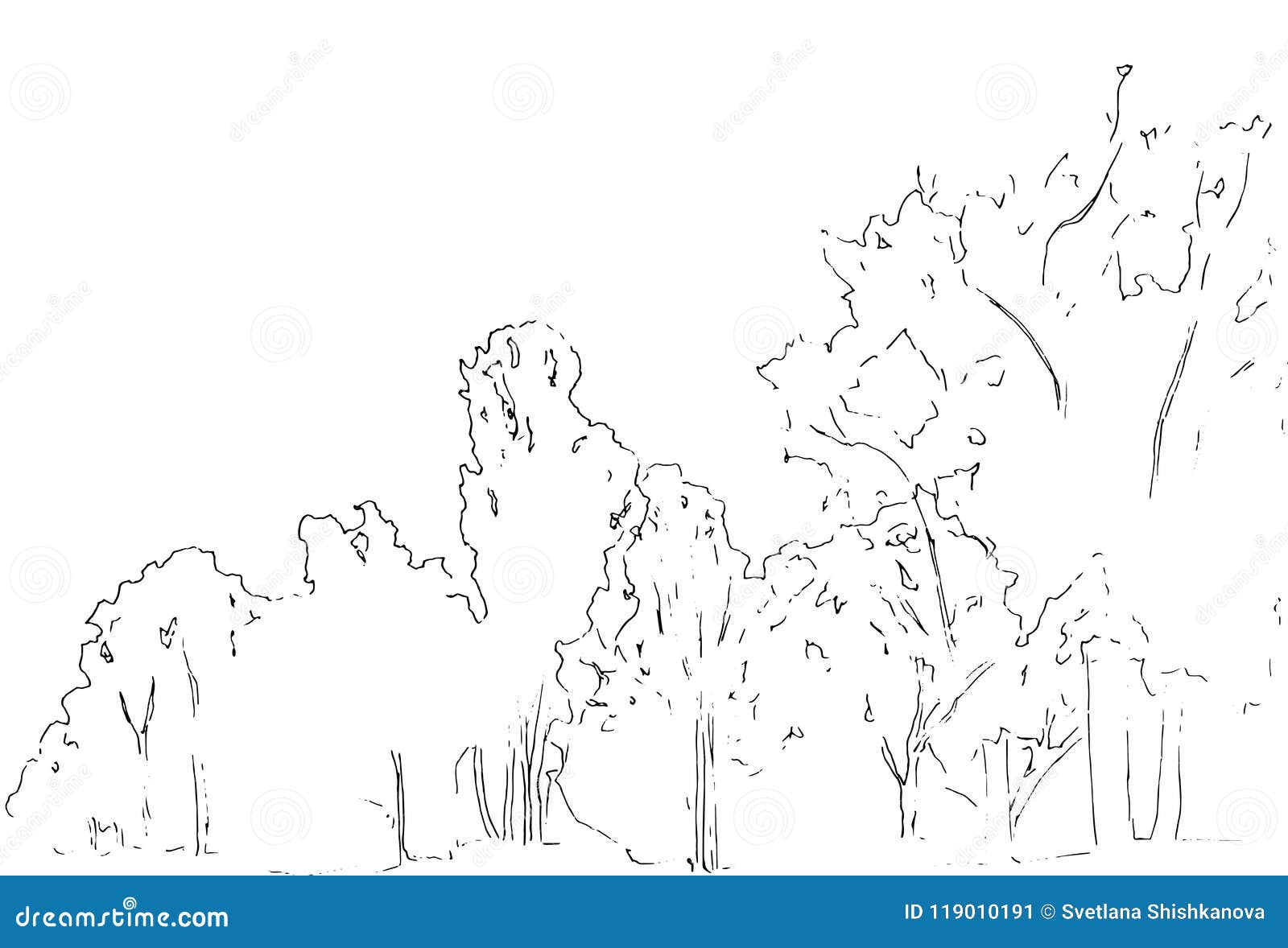 Bush Drawing Vector Images over 17000