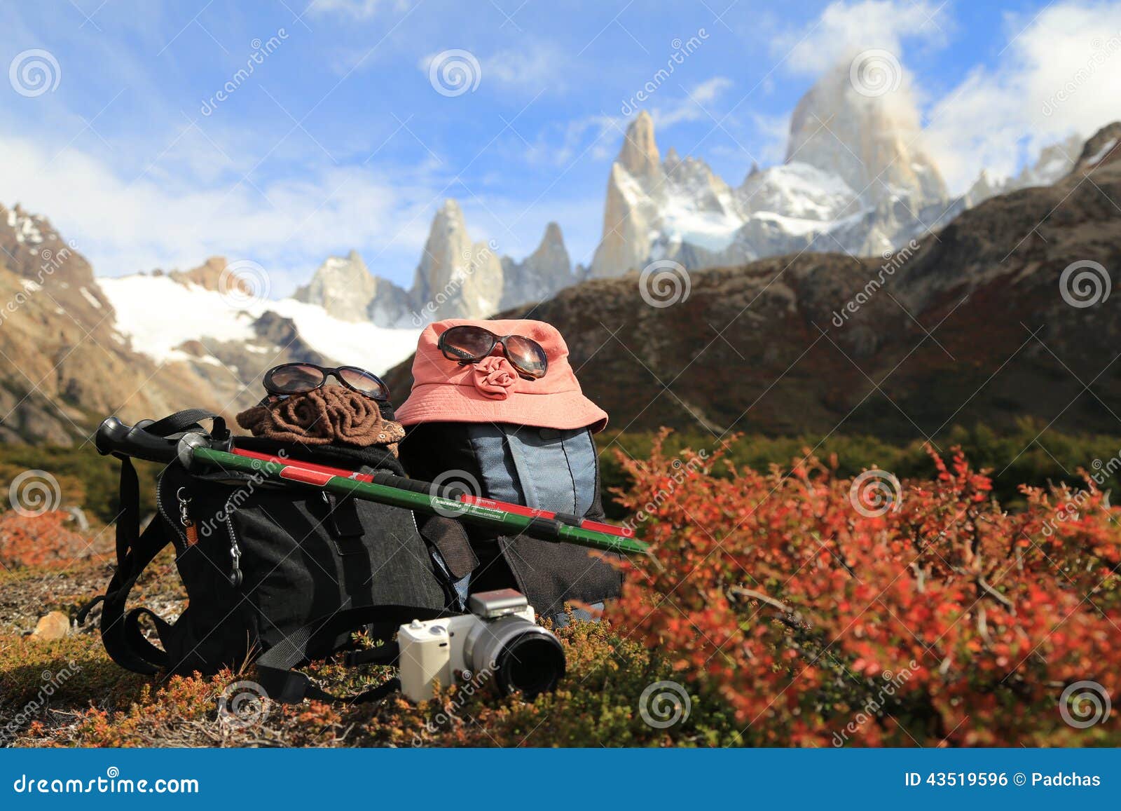 trekking to mt fitz roy in el chalten, argentina