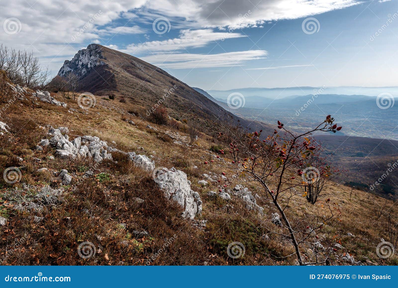 trem, highest peak of dry mountain in serbia
