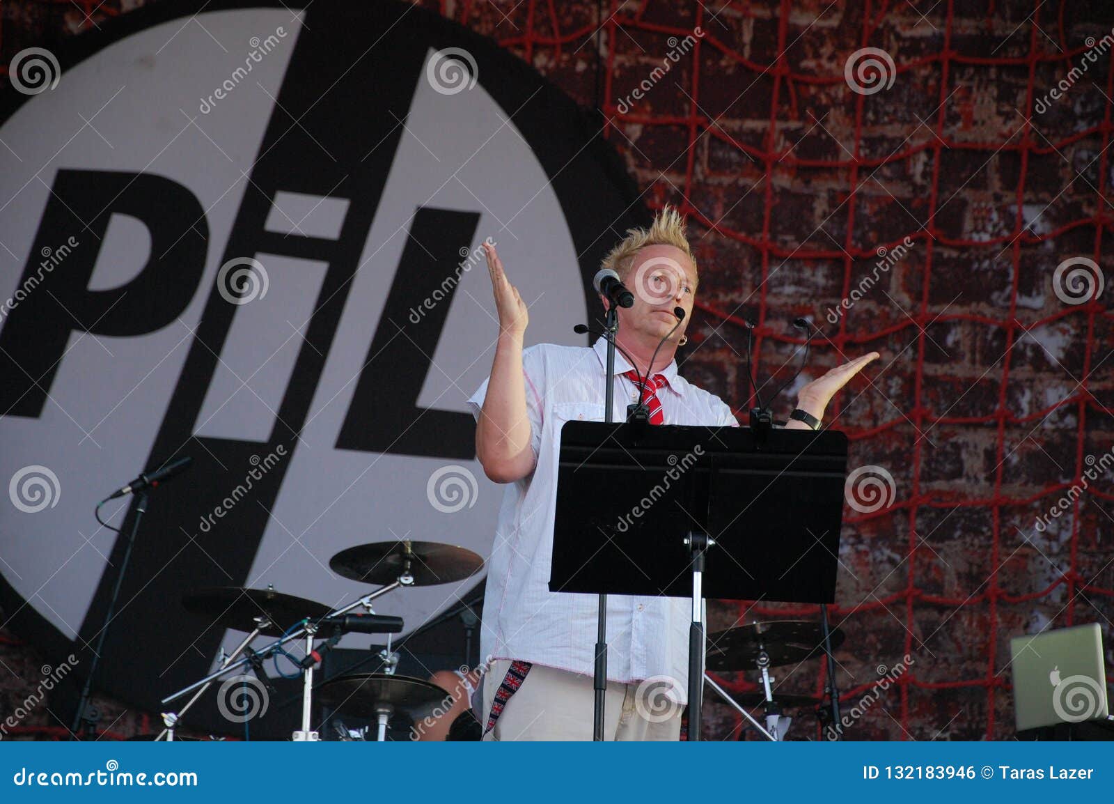Trencin Slovakia July 9 11 Johnny Rotten Performing Live With Public Image Limited Pil Ex Sex Pistols At Pohoda Festival Editorial Photo Image Of Band Anarchy