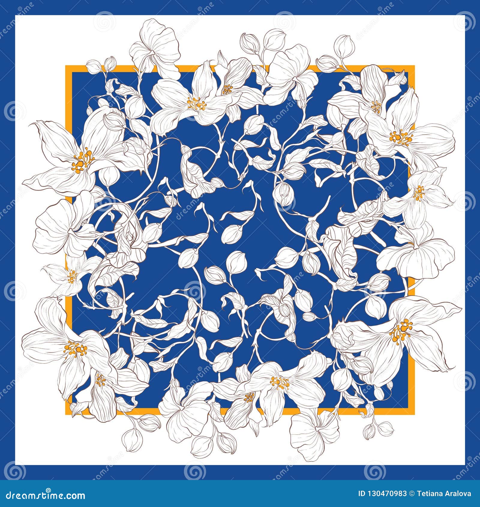 hermes pattern scarf