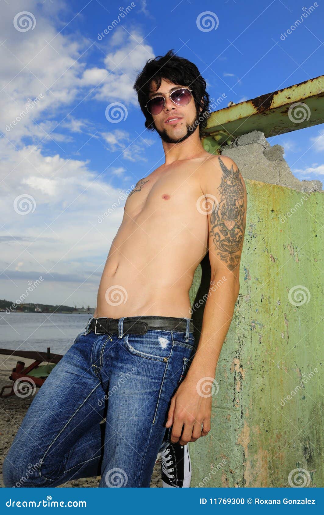 Trendy hispanic guy stock photo. Image of fashion, funky - 11769300