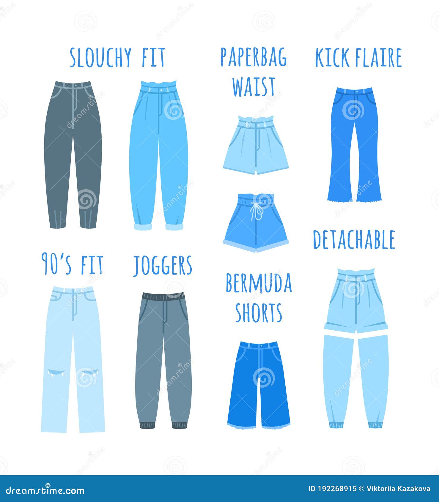 Types of Pants - A to Z of PANTS