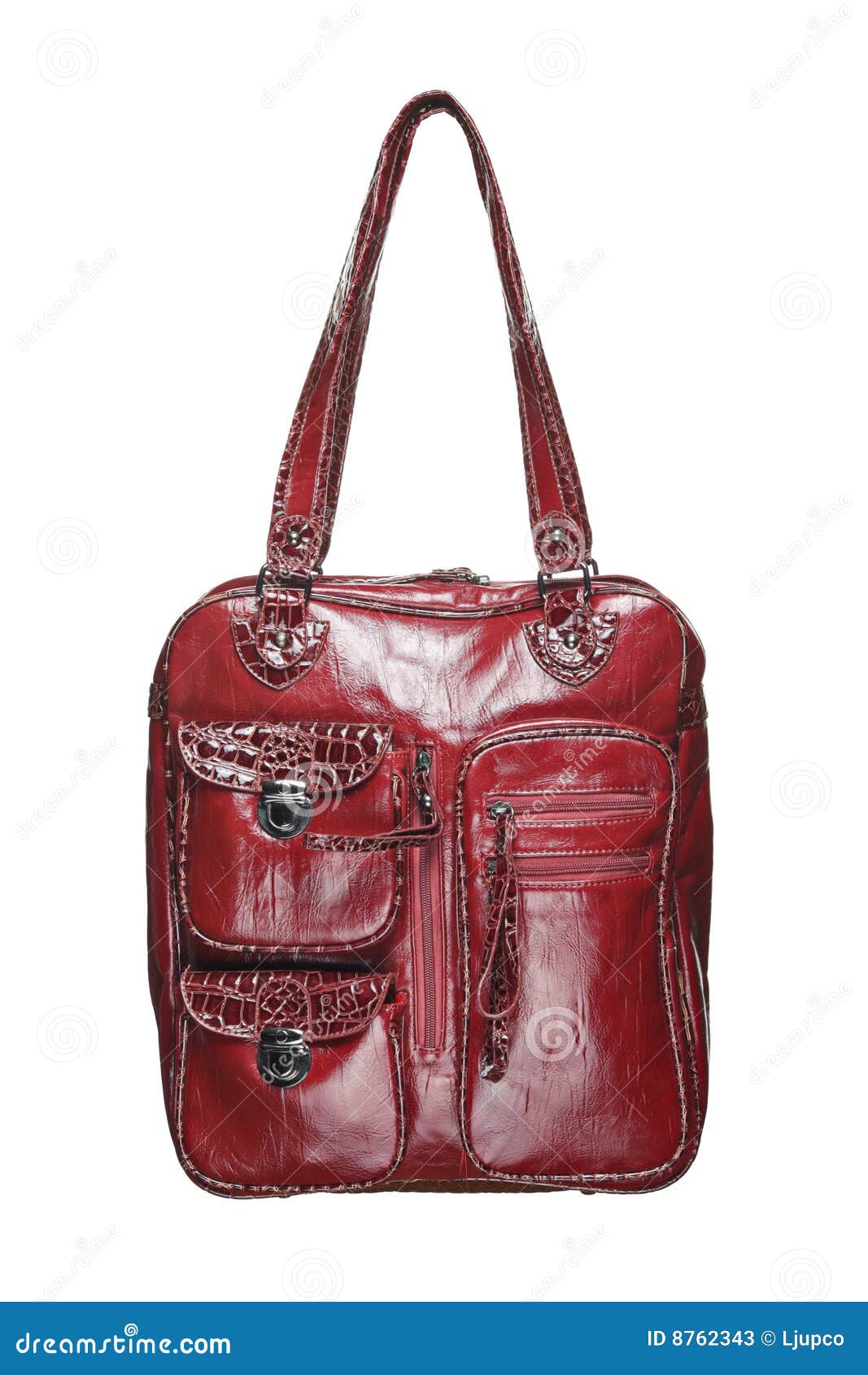 Trendy red purse stock image. Image of background, fancy 8762343