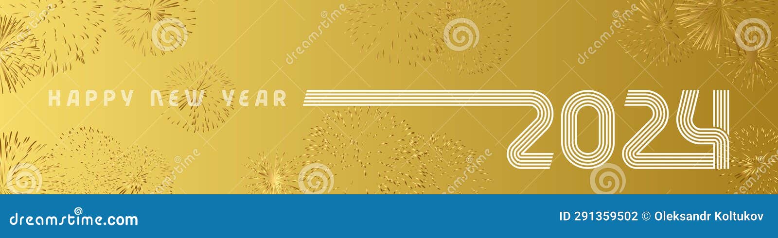 20 24 trendy web gold banner