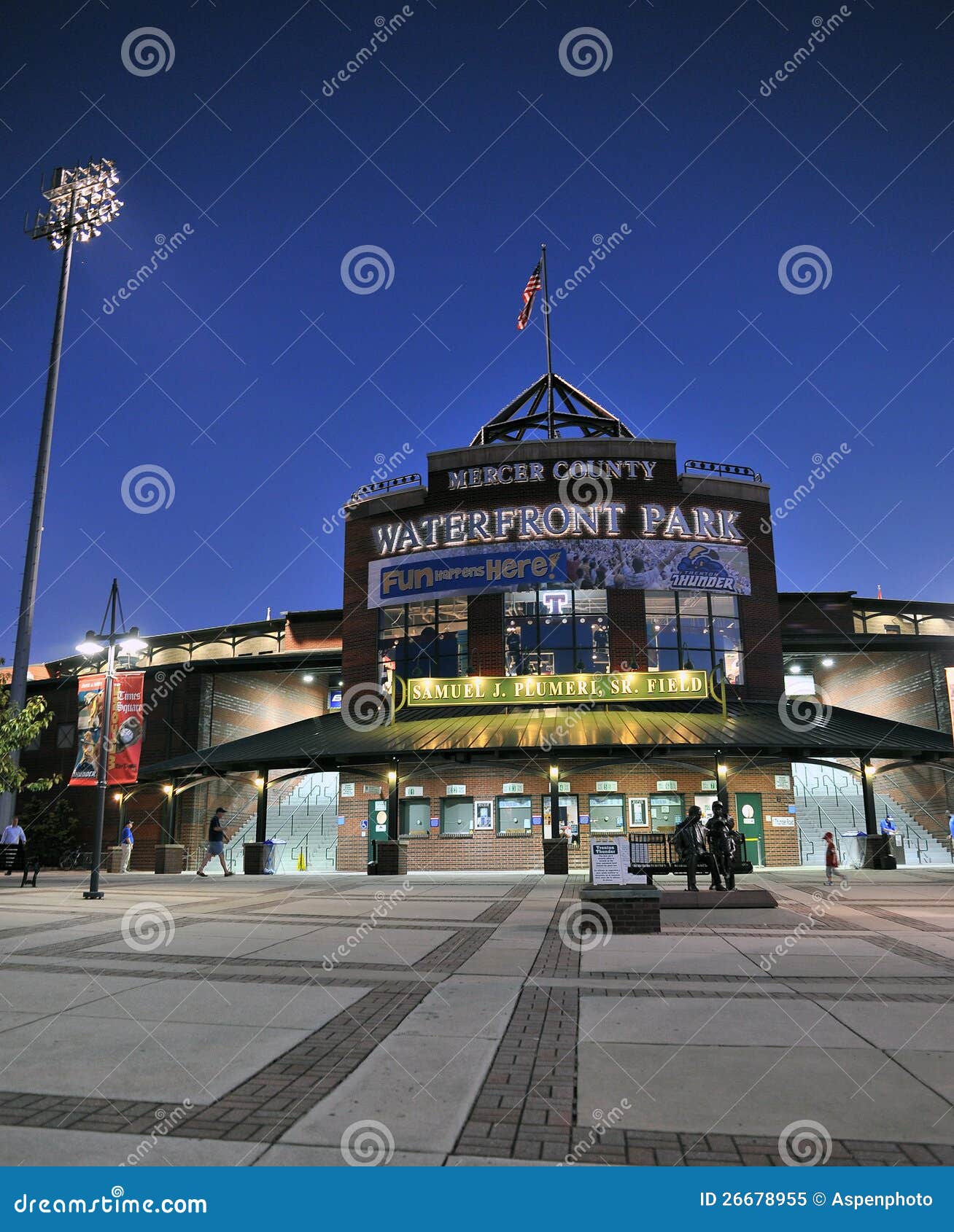 Trenton S Waterfront Park (Stadium) Editorial Image Image of