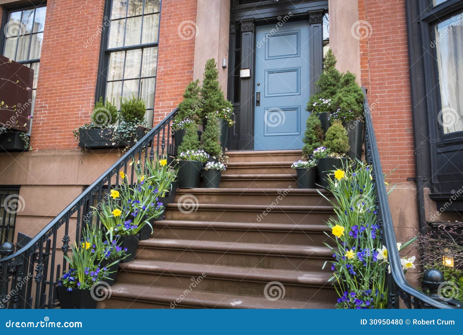 Treppe Zu Einem Eingang Einer Alten Wohnung New York City Stockfoto Bild Von Horizontal Tourismus 30950480