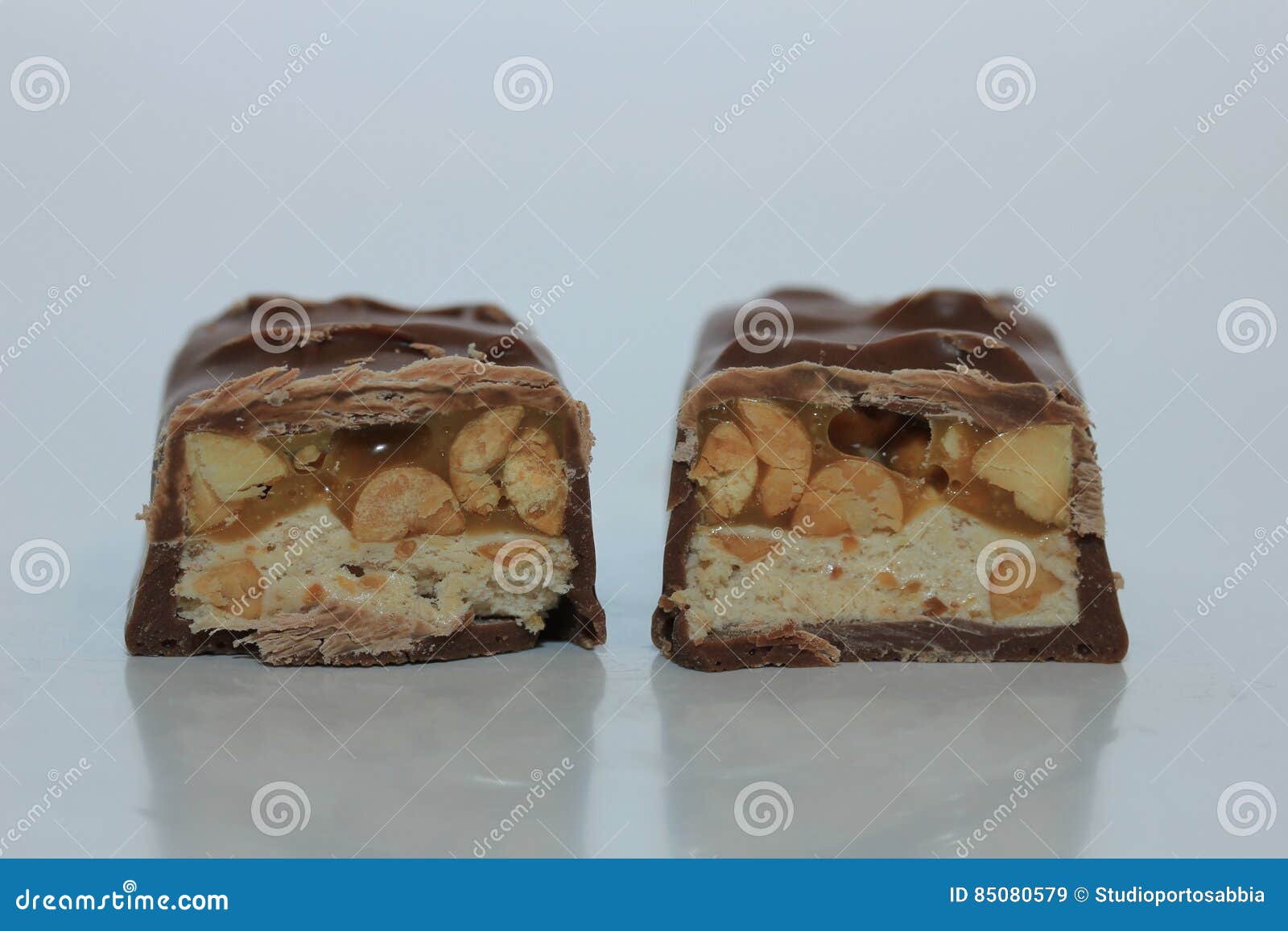 Tres Tablillas Del Chocolate Imagen de archivo Imagen de palillo