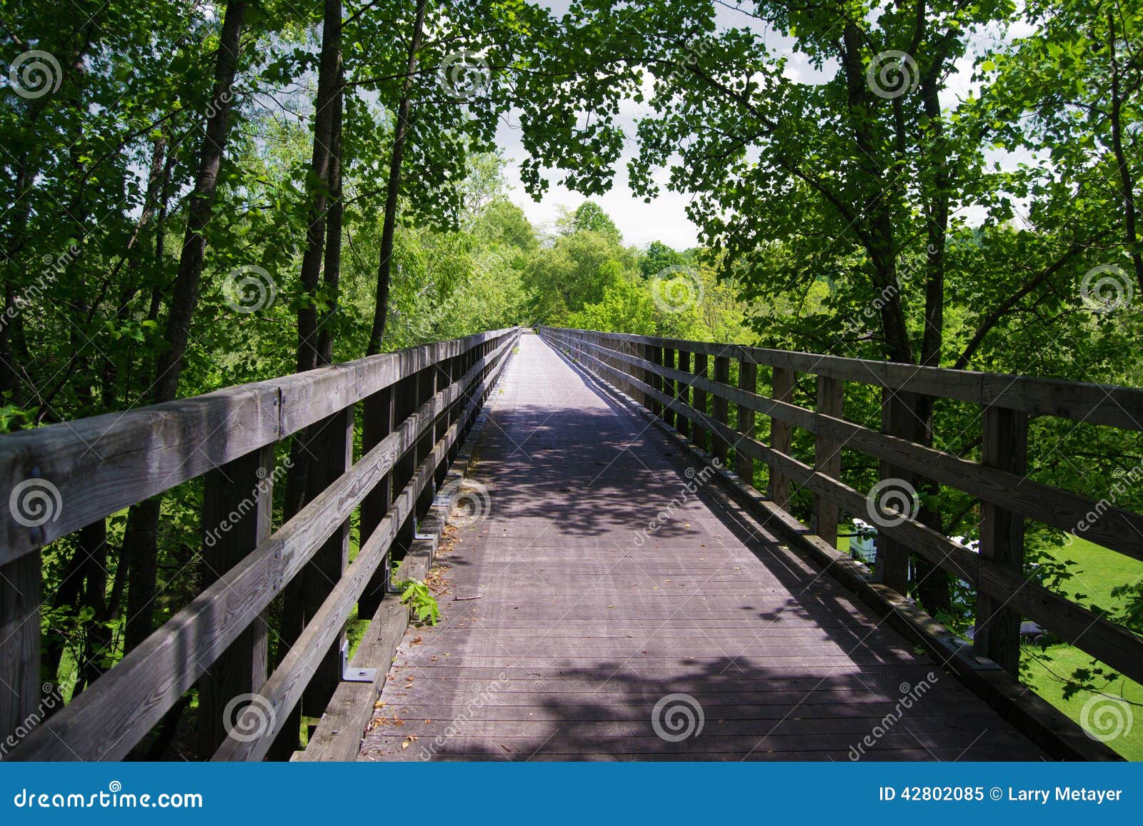Trestle Bridge on the Virginia Creeper Trail Stock Image Image of