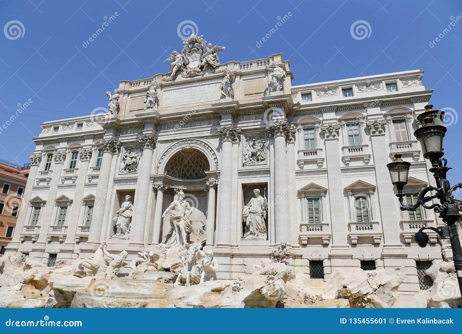 trevi fountain in rome, italy