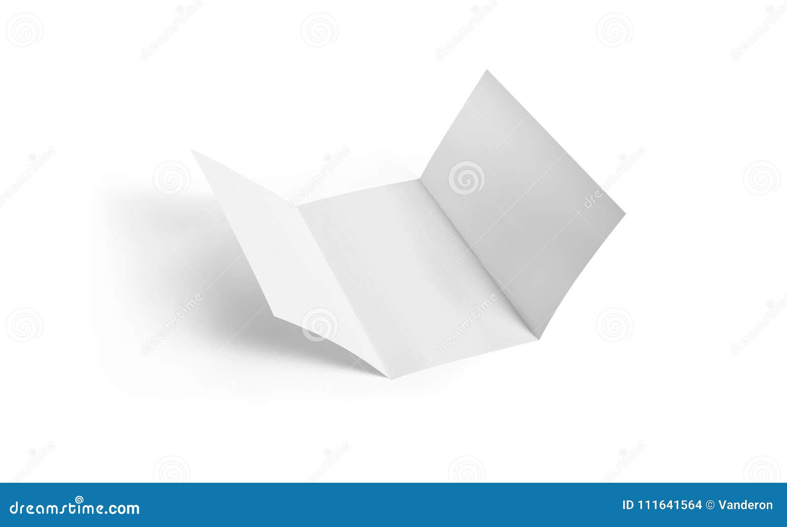 tri fold brochure mock up blank brochure white template paper on