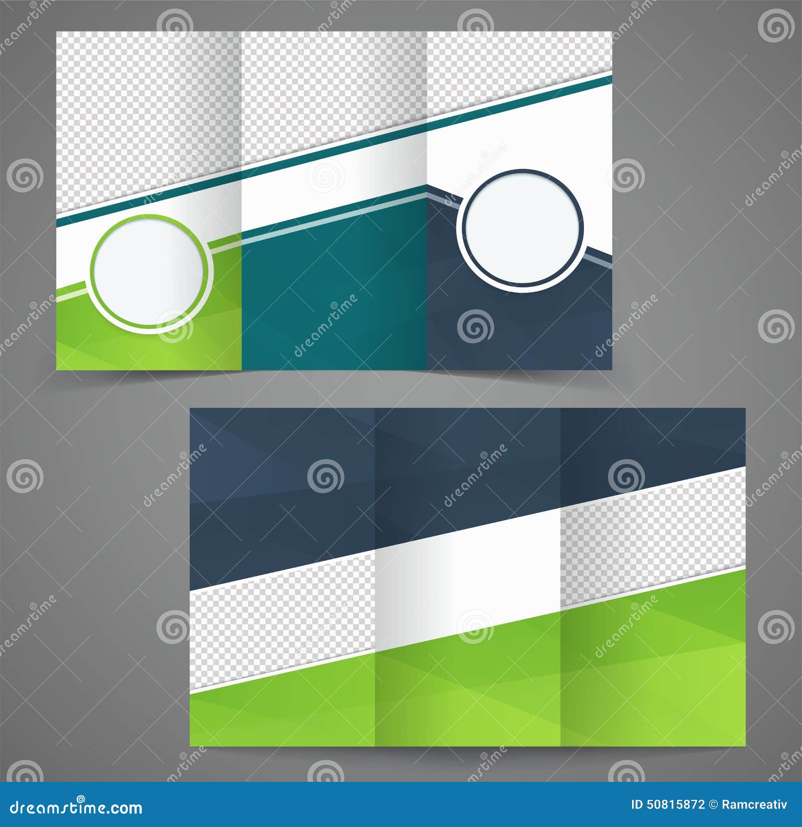 Double Sided Tri Fold Brochure Template