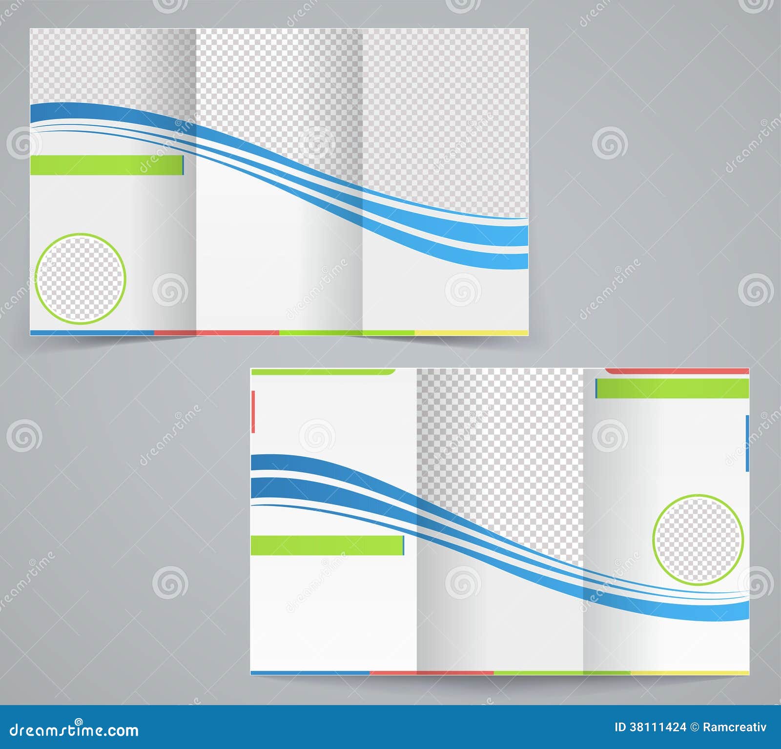 Tri-fold Business Brochure Template Stock Vector - Illustration of Regarding Double Sided Tri Fold Brochure Template