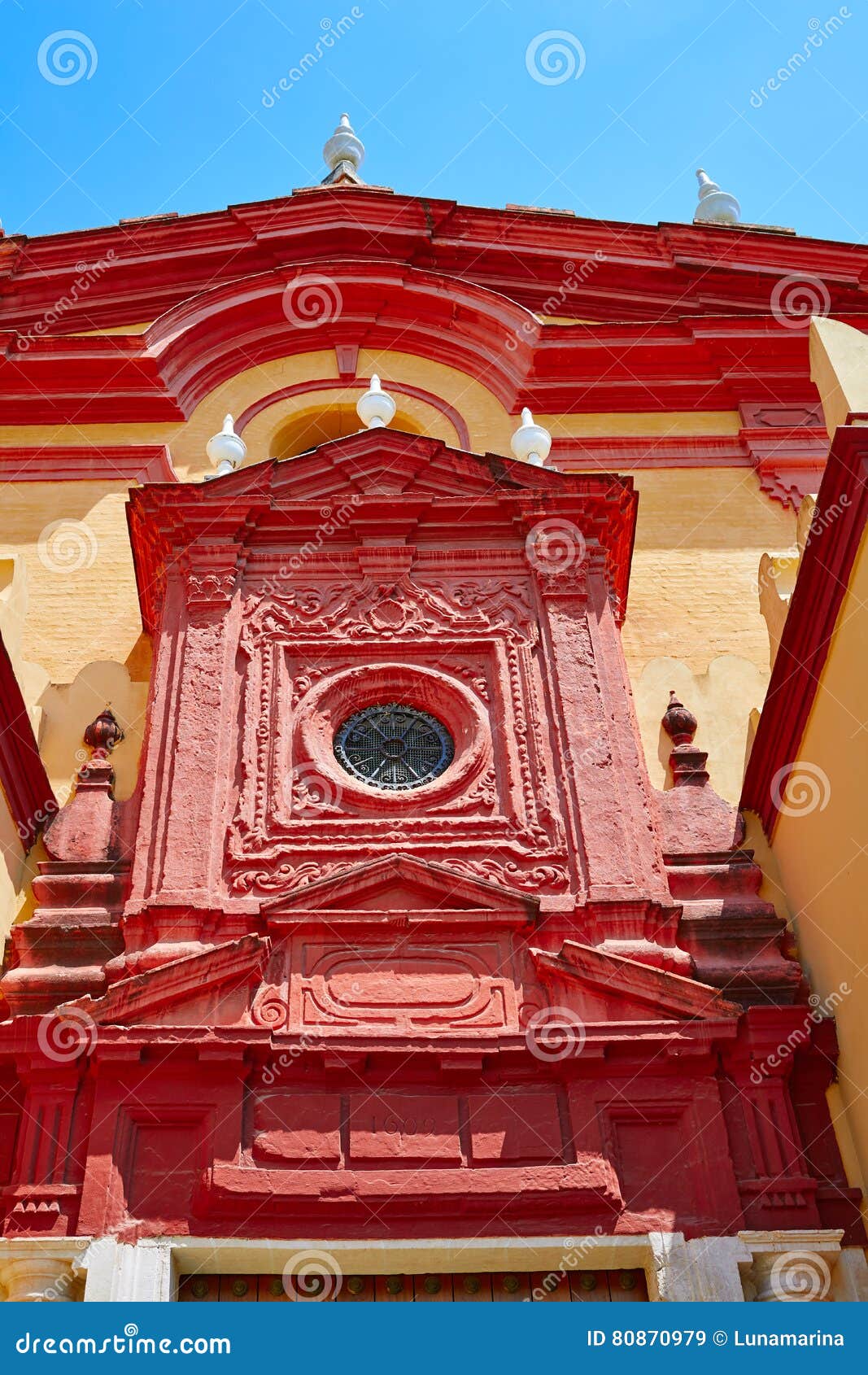 triana barrio in seville santa ana church spain