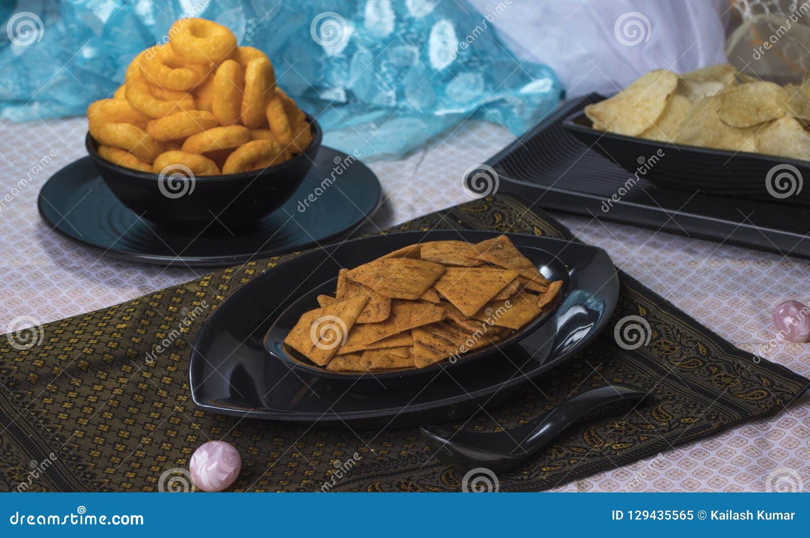 Triangle Chips stock image. Image of closeup, heap, consume 129435565