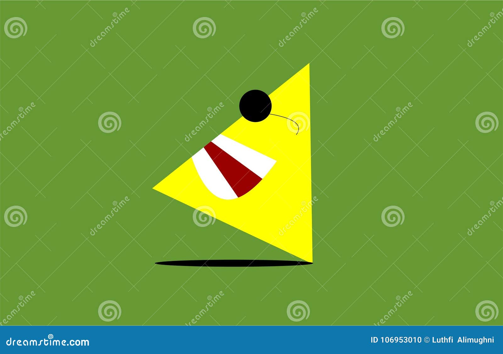 triangle face in blackglasses