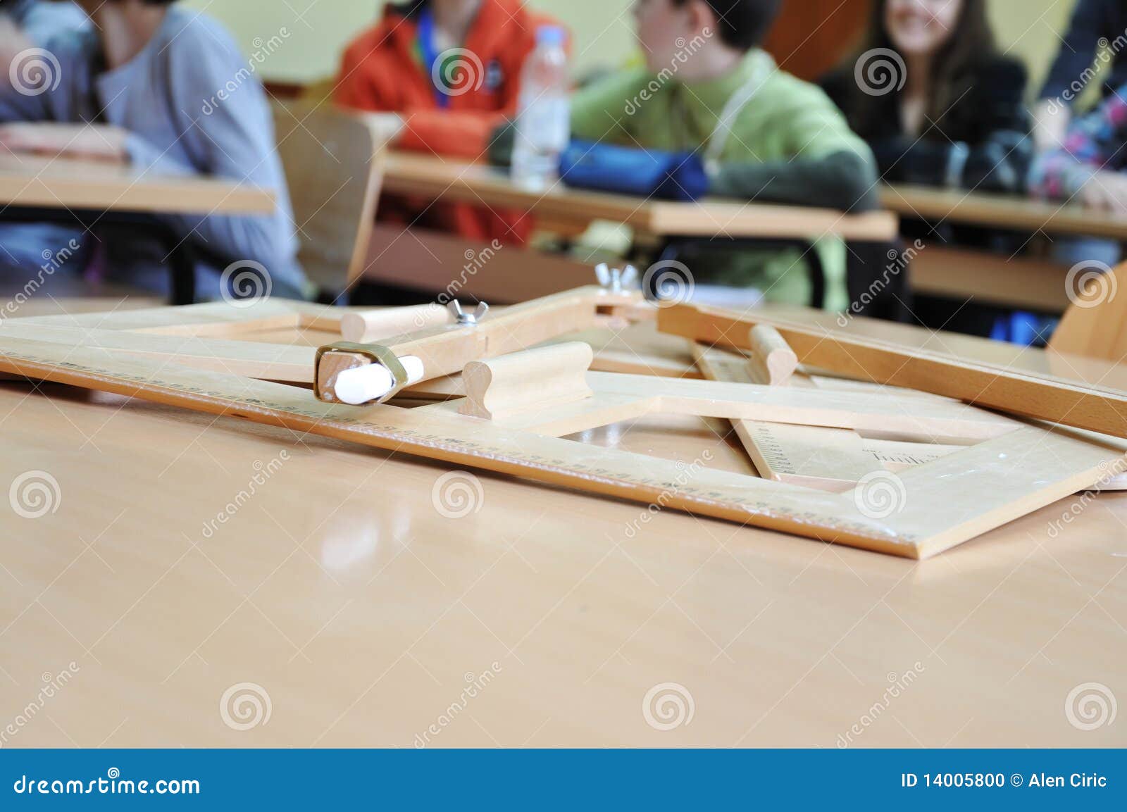 triangle and protractors stock photo image of object 14005800