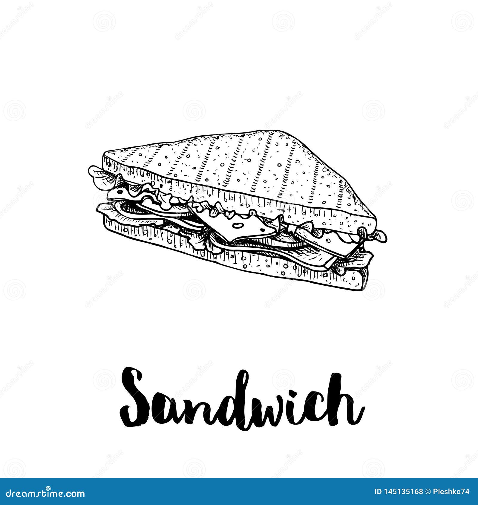 How to Draw a Sandwich - HelloArtsy