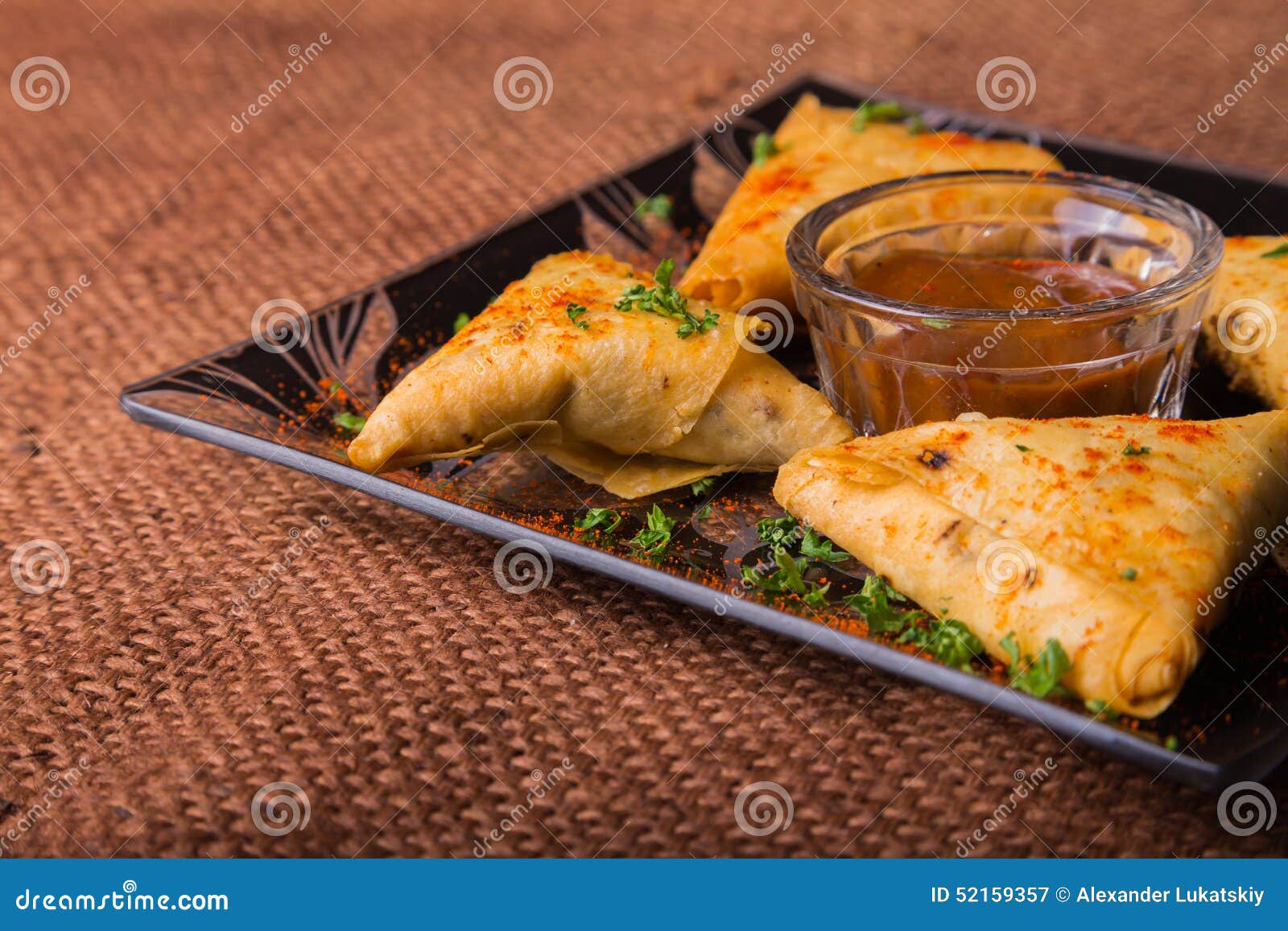 Triangles of dough stock image. Image of dough, arab 52159357