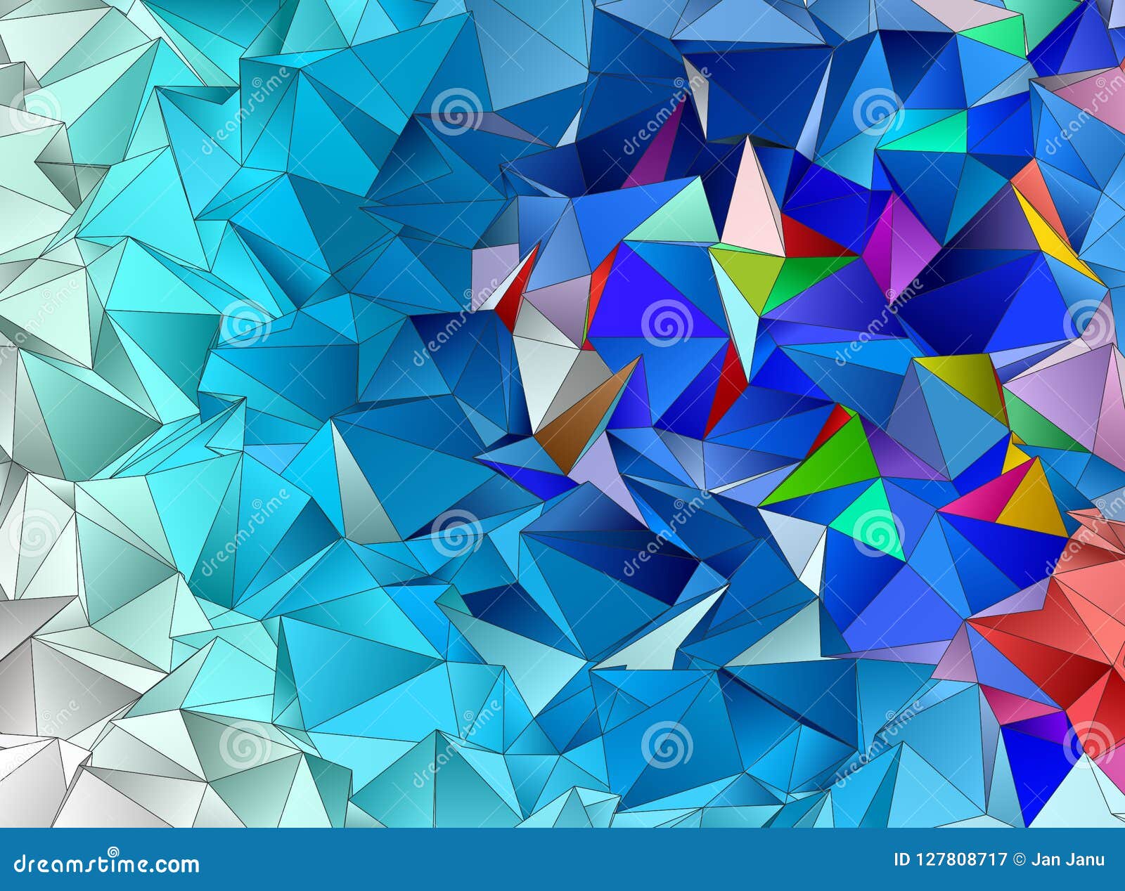 Triangular 3d Modern Background Stock Illustration Illustration
