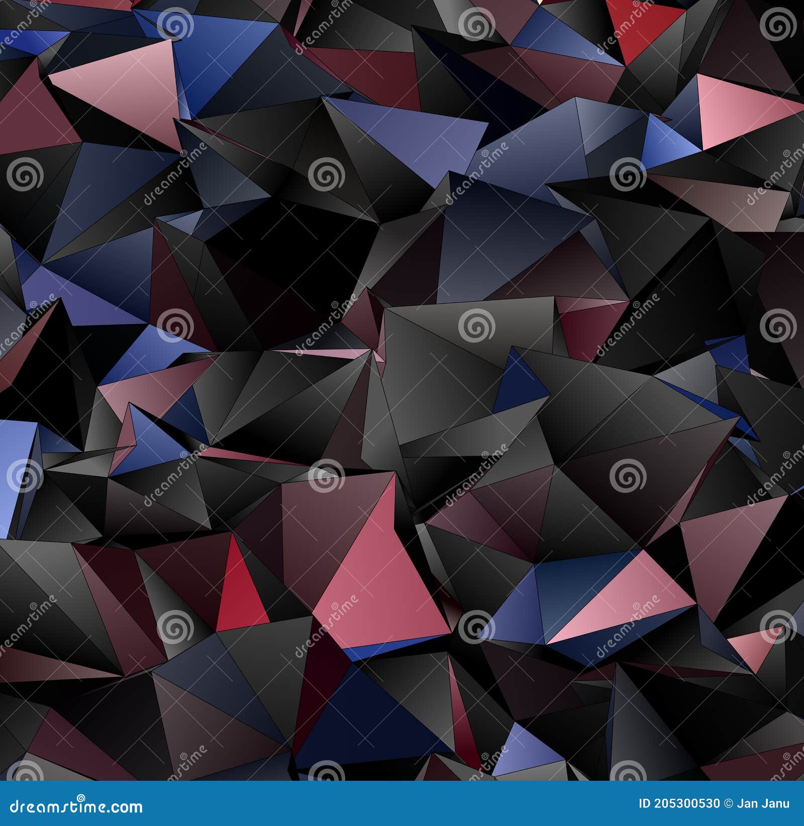 Triangular 3d, Modern Background Stock Illustration Illustration of crystal, background 205300530
