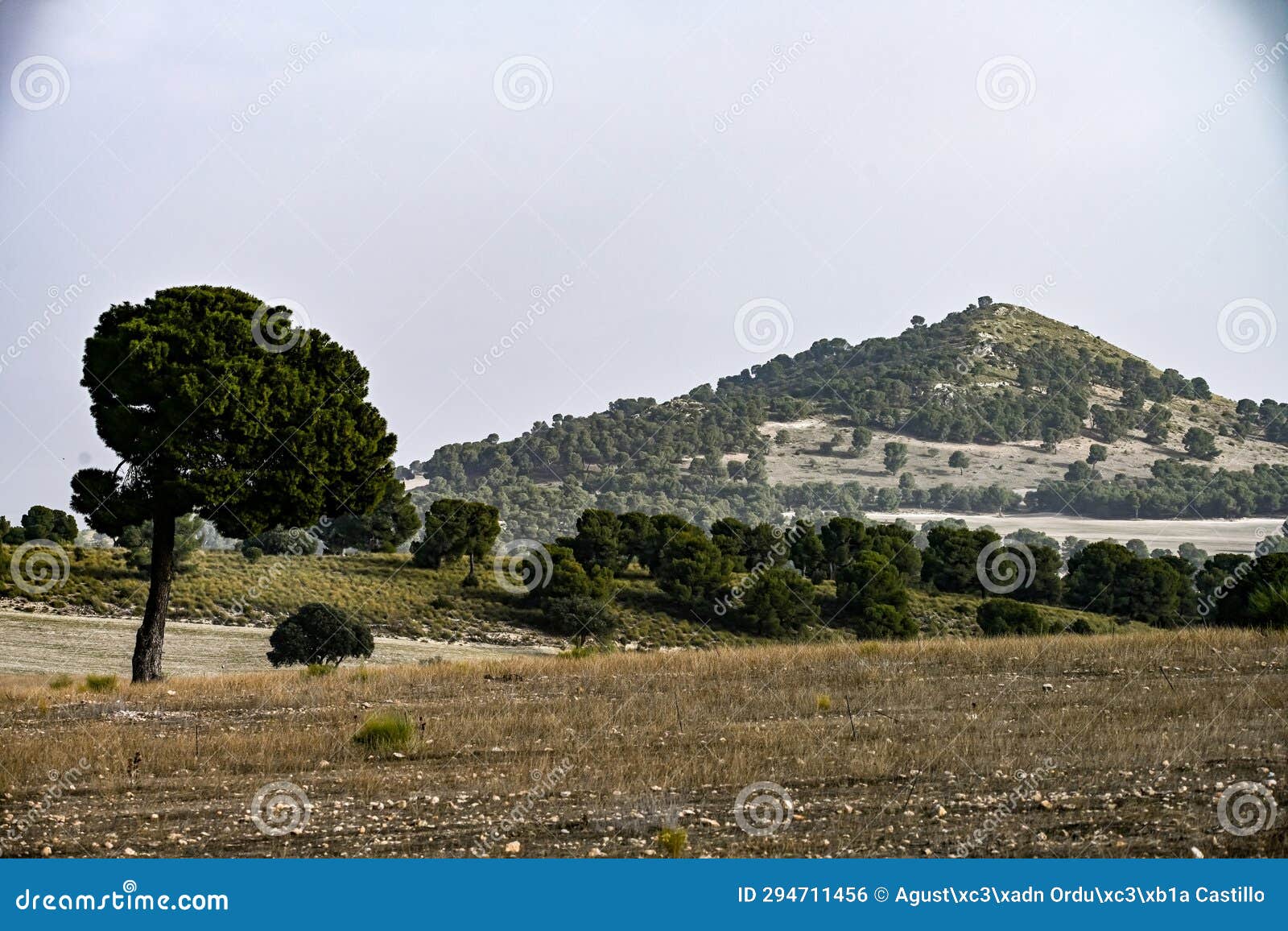 triangular mountain in the eastern mountains of granada.