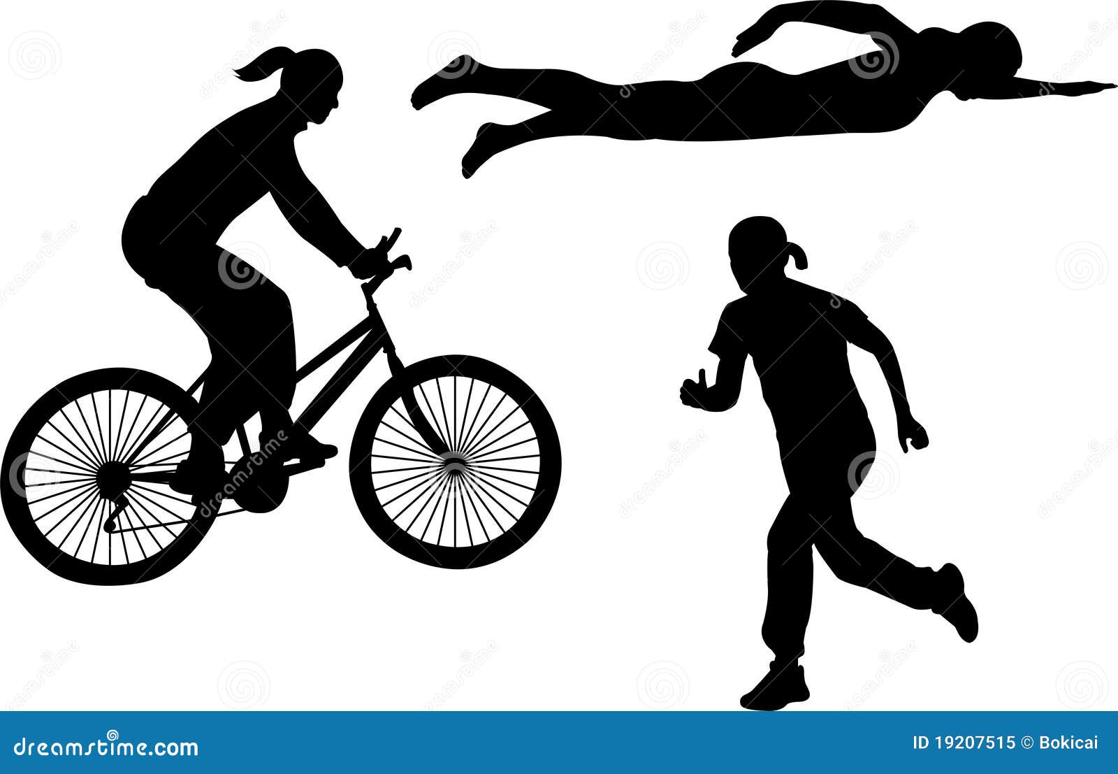 vector clip art free triathlon - photo #6