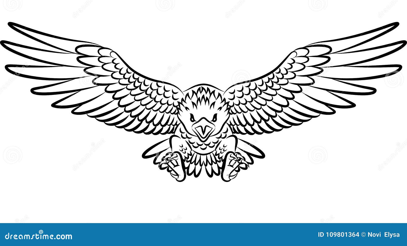 tribal eagle tattoo designs