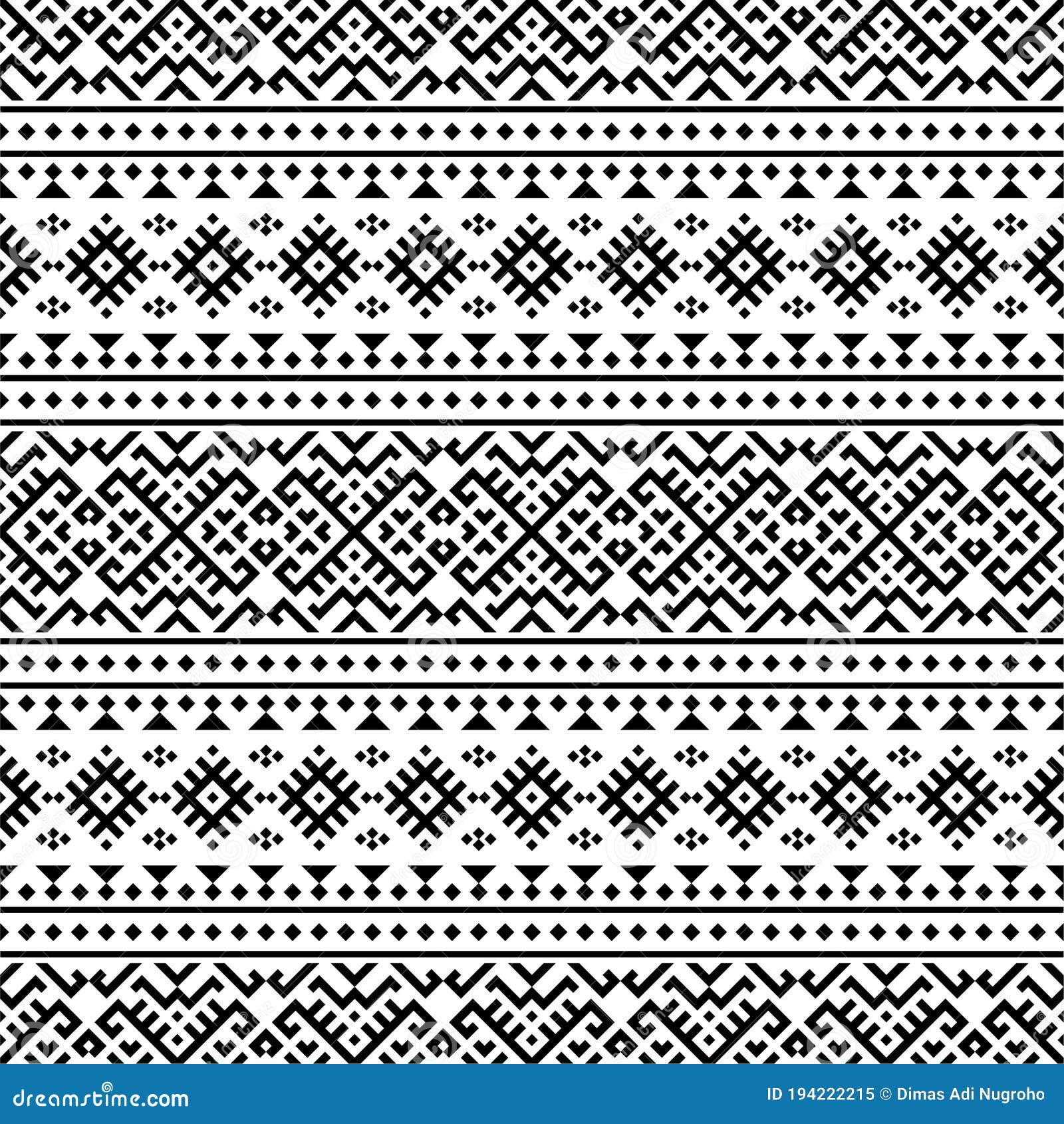 Tribal Ethnic Aztec Pattern Illustration Design Texture Background in ...