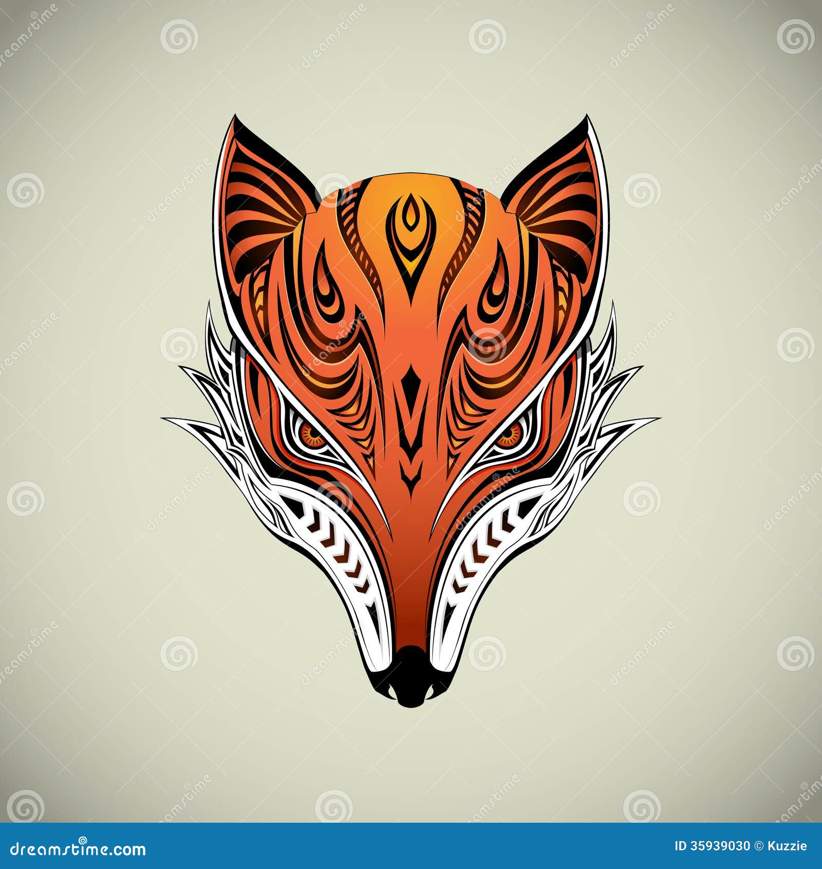 tribal fox designs