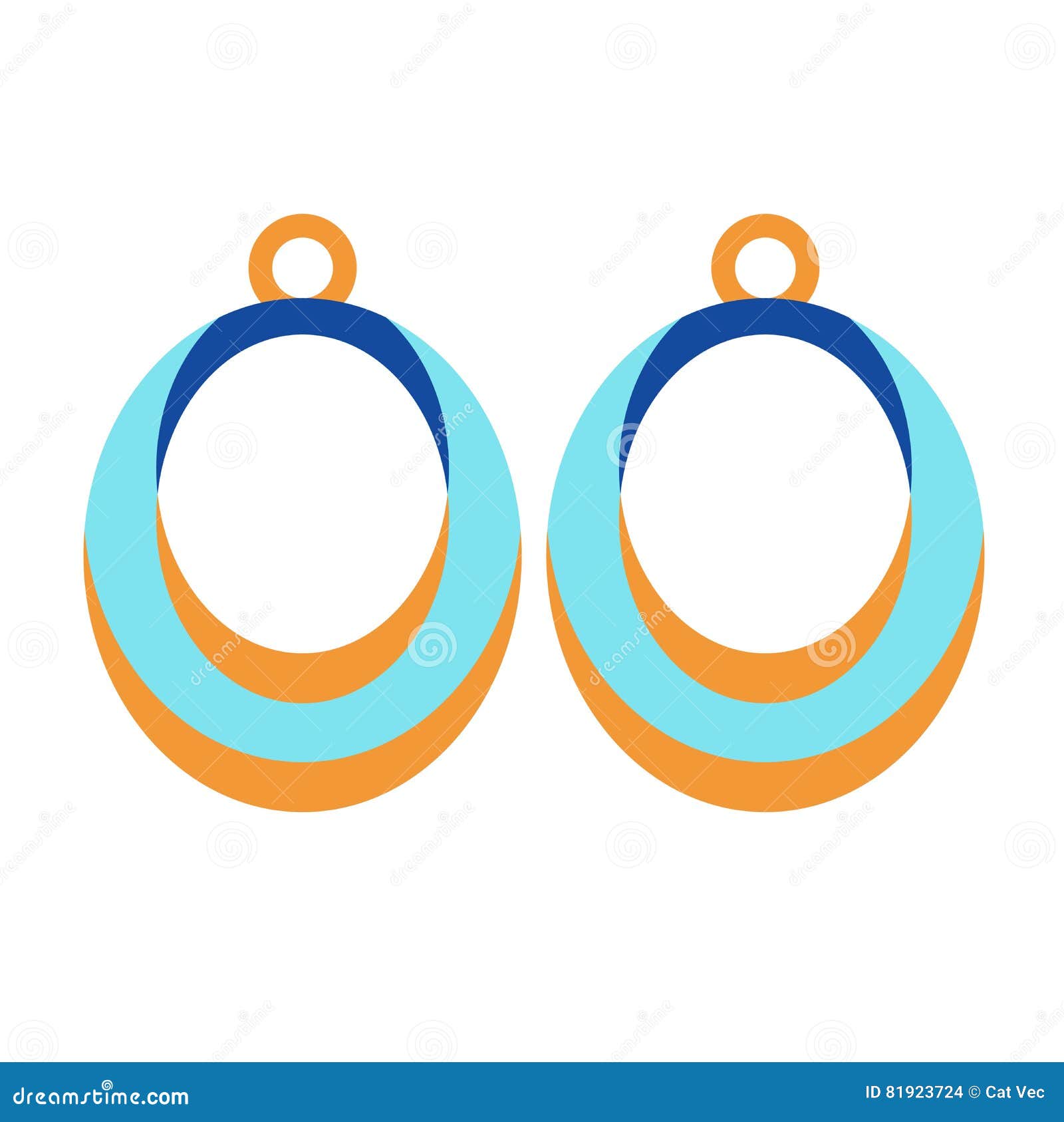 Tribal necklace vector. stock vector. Illustration of design - 81923724