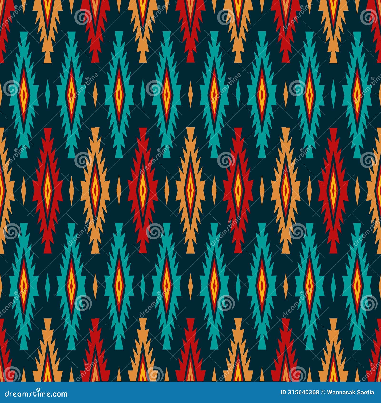 tribal pattern. folk motif. textile rapport.
