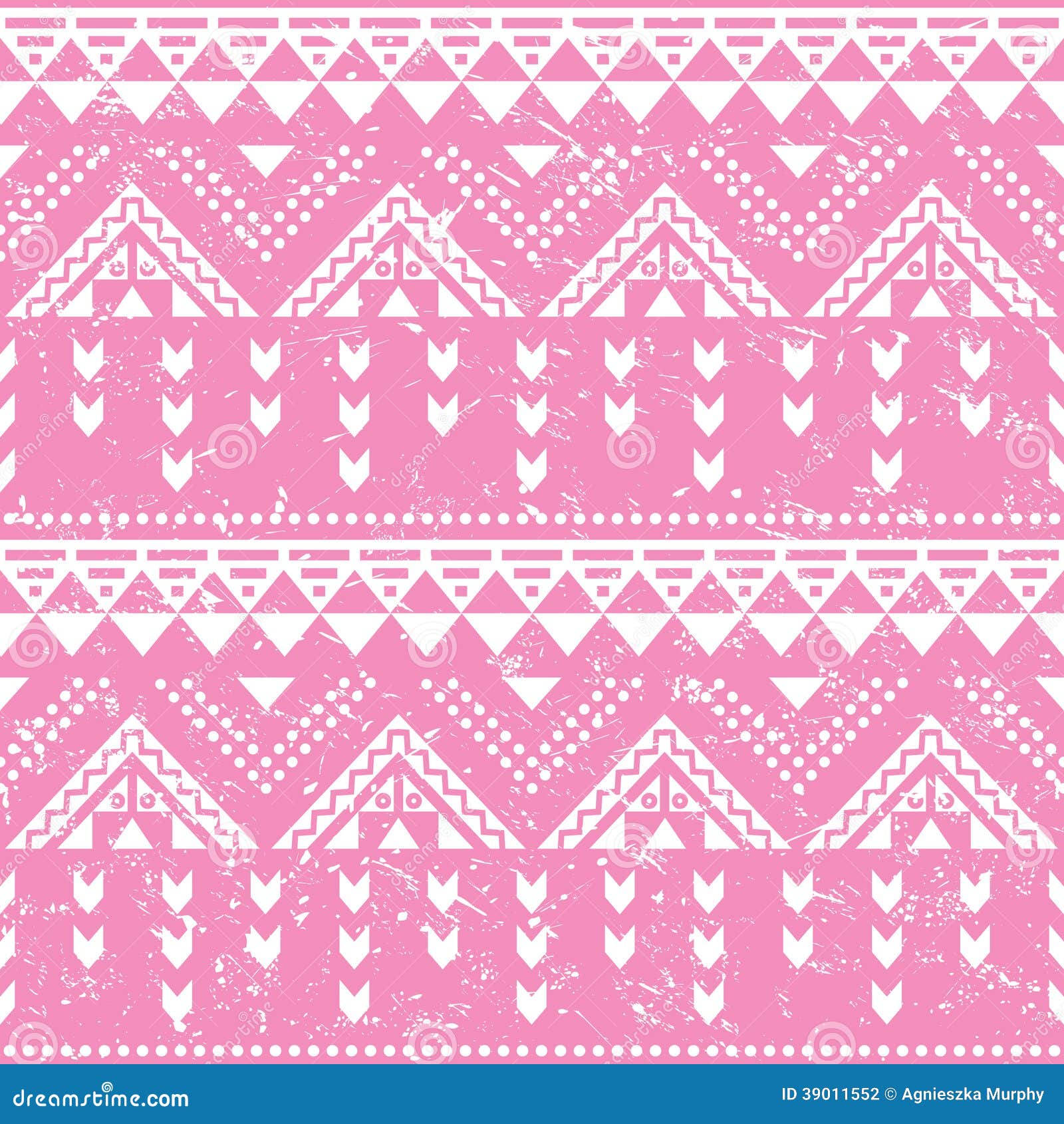 Tribal Pattern, Pink Aztec Print - Old Grunge Stock Illustration -  Illustration of background, aztec: 39011552