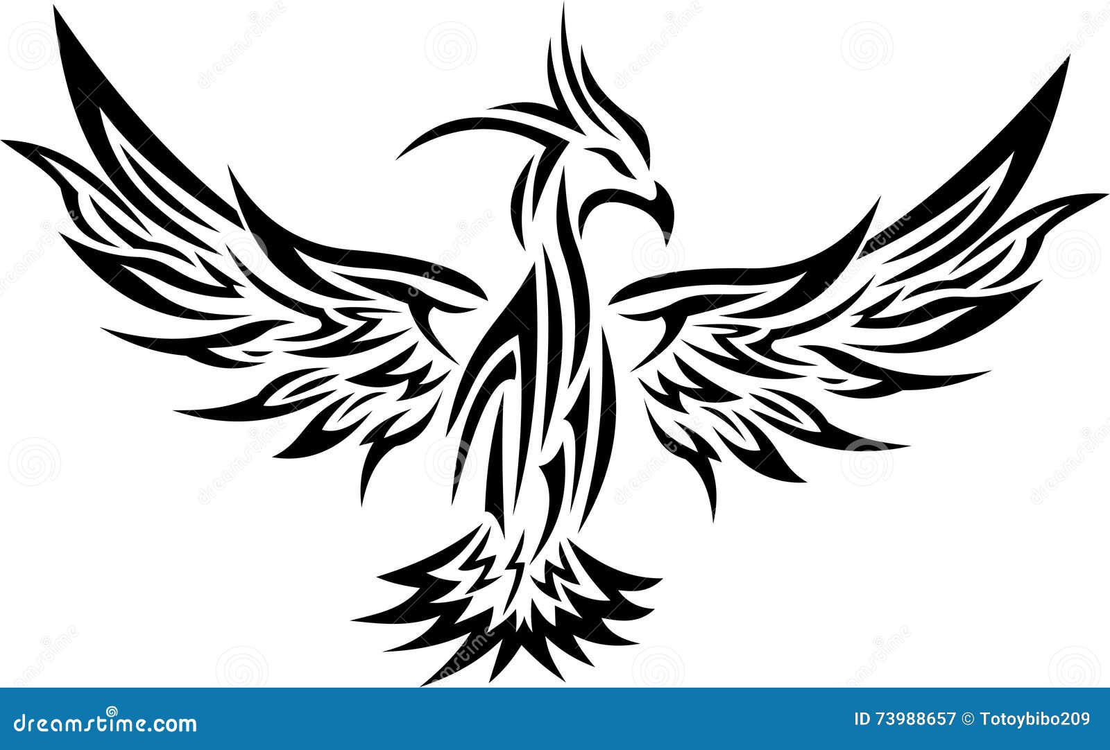 Tribal Phoenix  Tribal tattoo cover up Tribal tattoos Tribal tattoos  with meaning