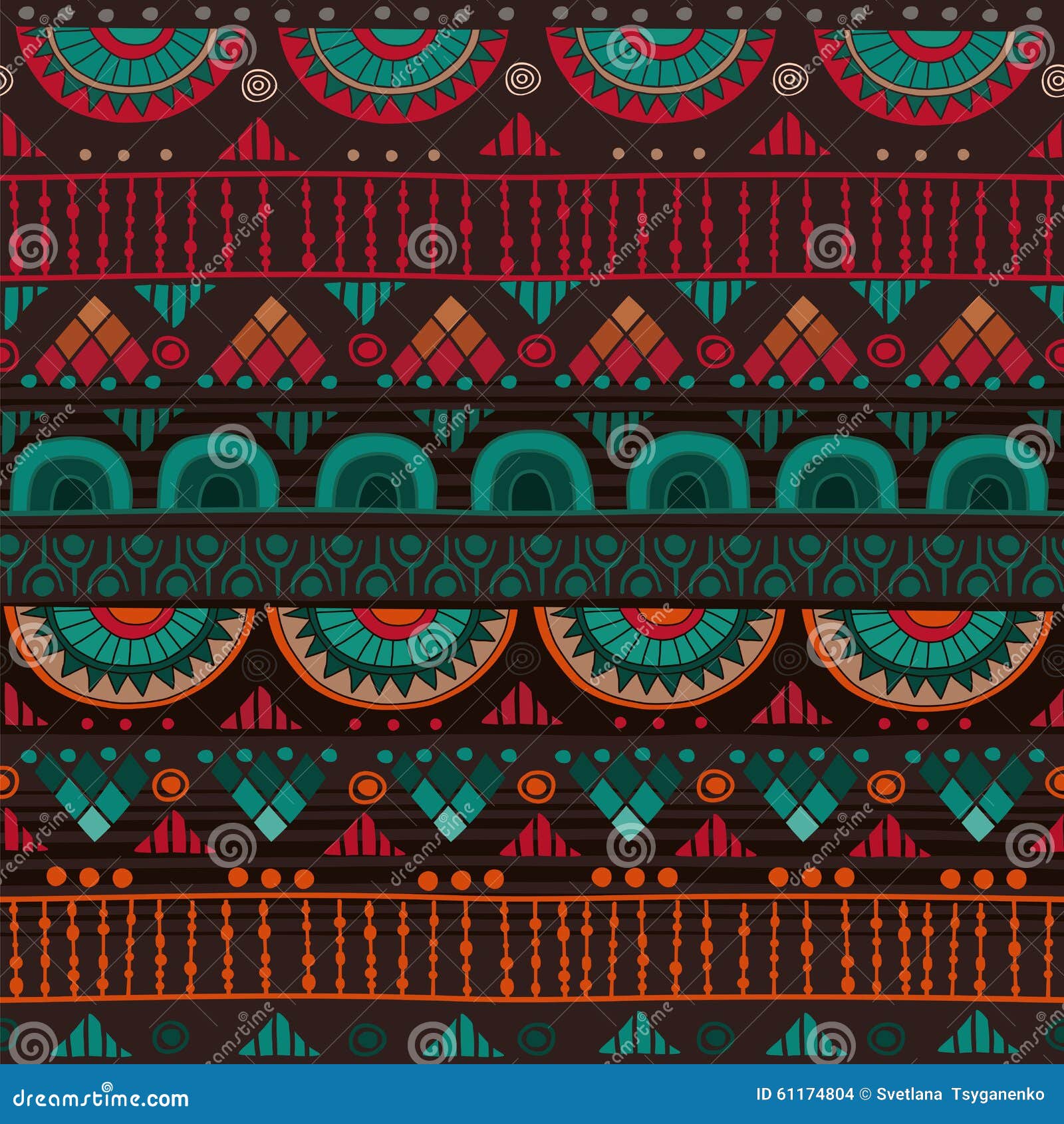 tribal seamless pattern