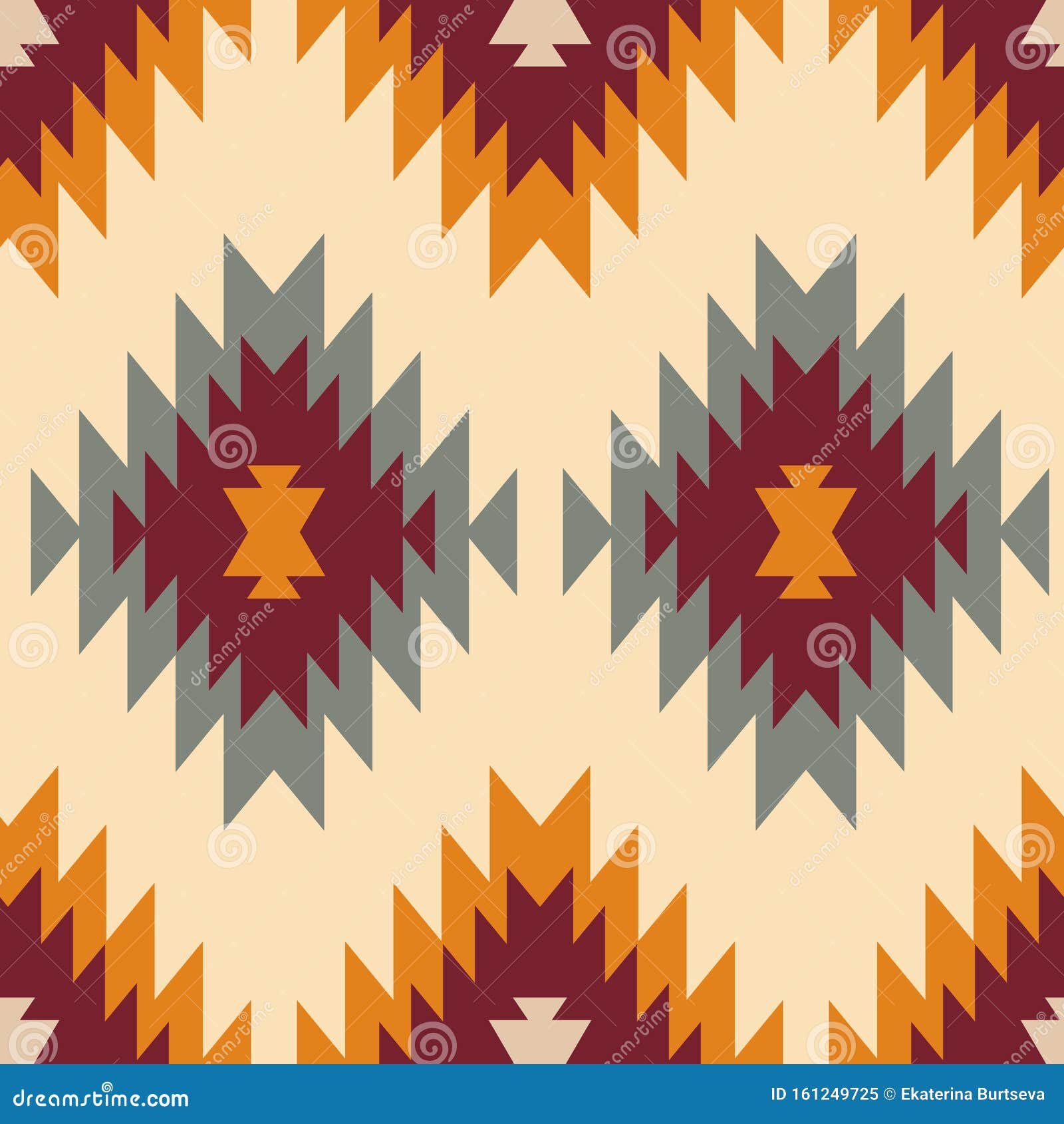 tribal southwestern native american navajo seamless pattern