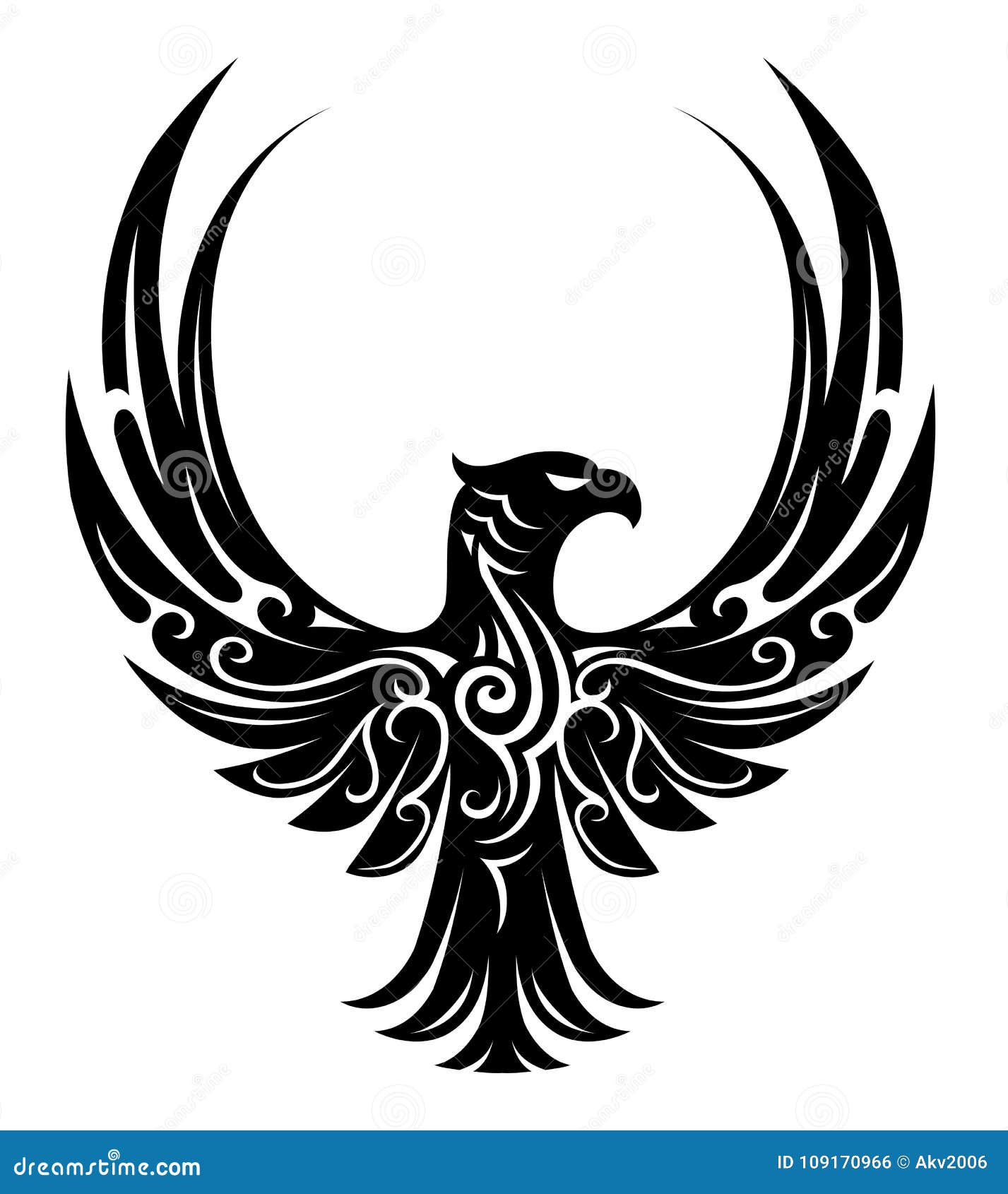 Eagle Tattoo Vector Art, Icons, and Graphics for Free Download