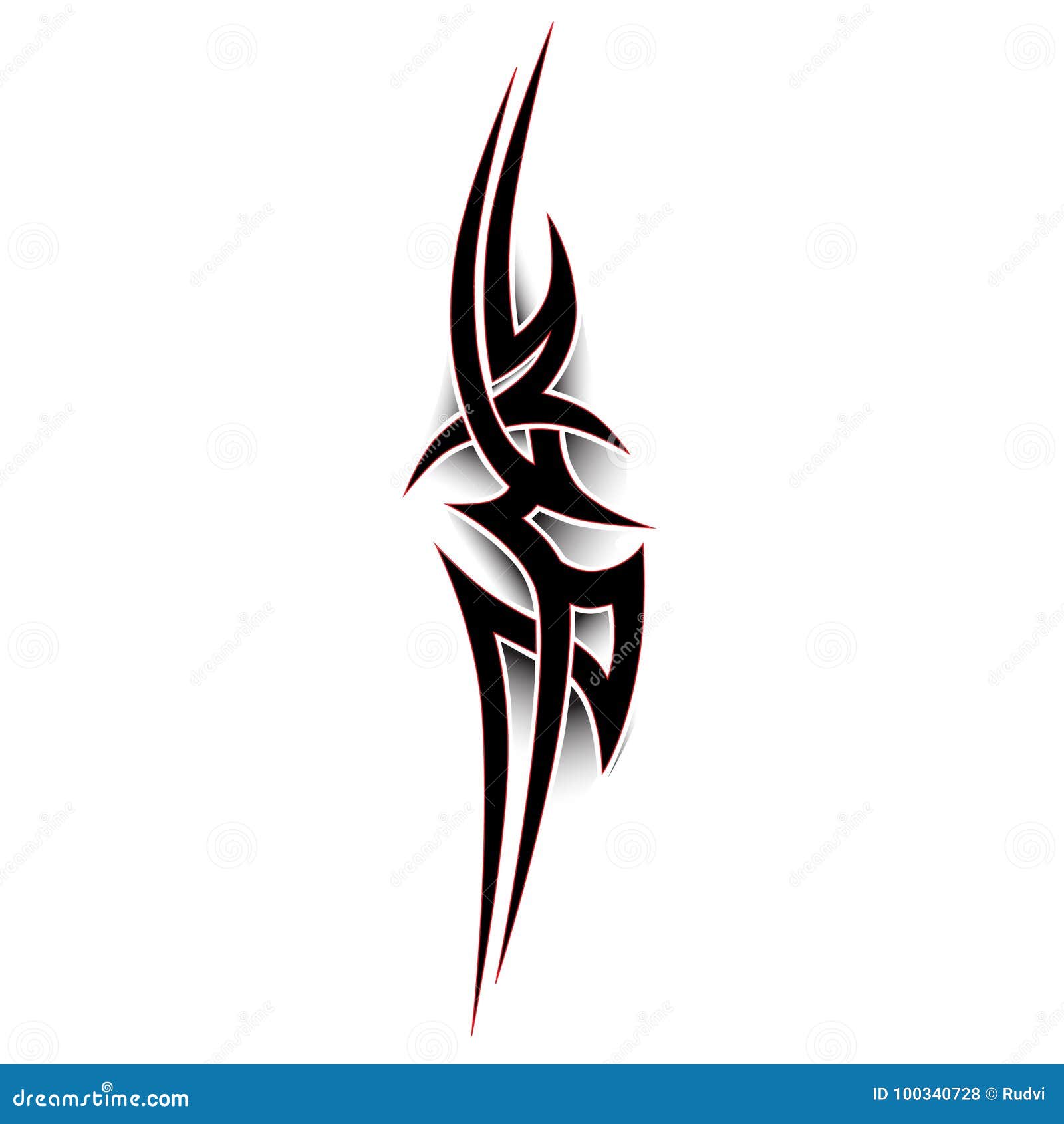Tribal Pattern Vector Tattoo Art Design Stock Vector Royalty Free  1132467437  Shutterstock