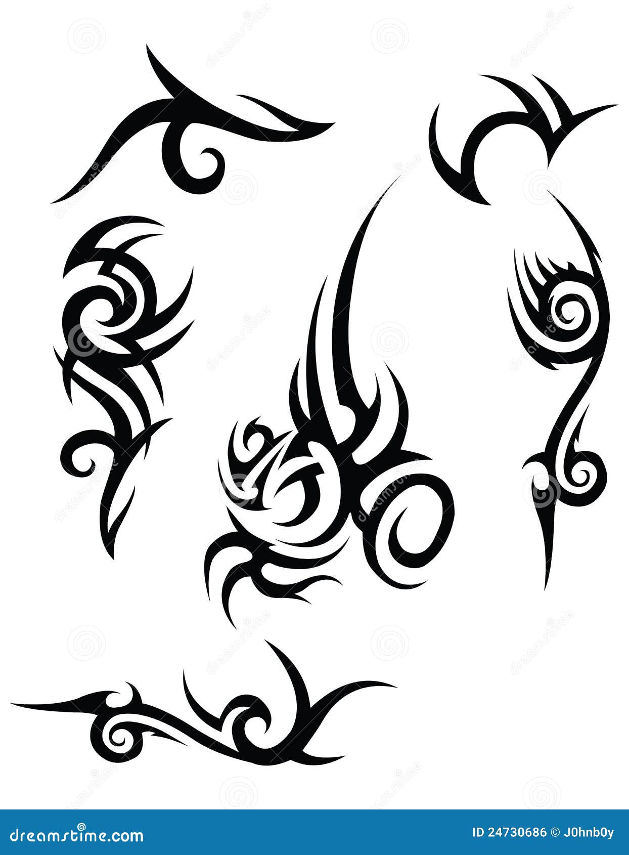 Premium Vector  Spider animal tribal tattoo black and white design