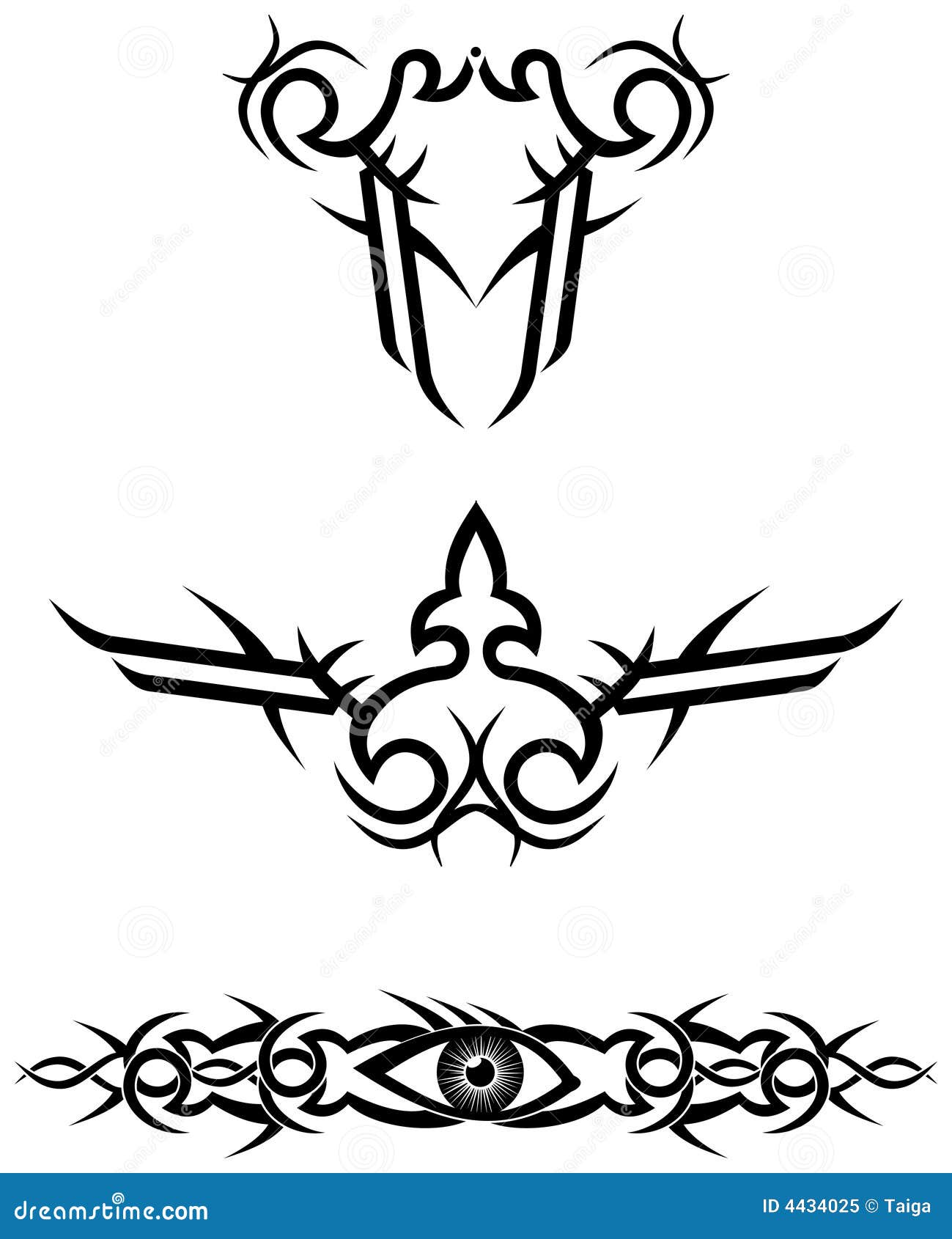 Tribal Tattoo Designs / Vector | CartoonDealer.com #4434025