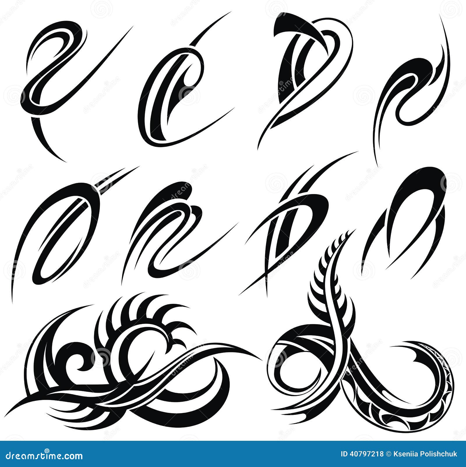 Tribal tattoo Cut Out Stock Images  Pictures  Alamy