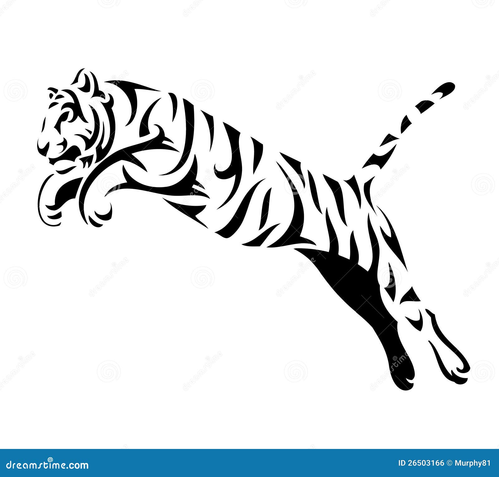 tribal tiger jump