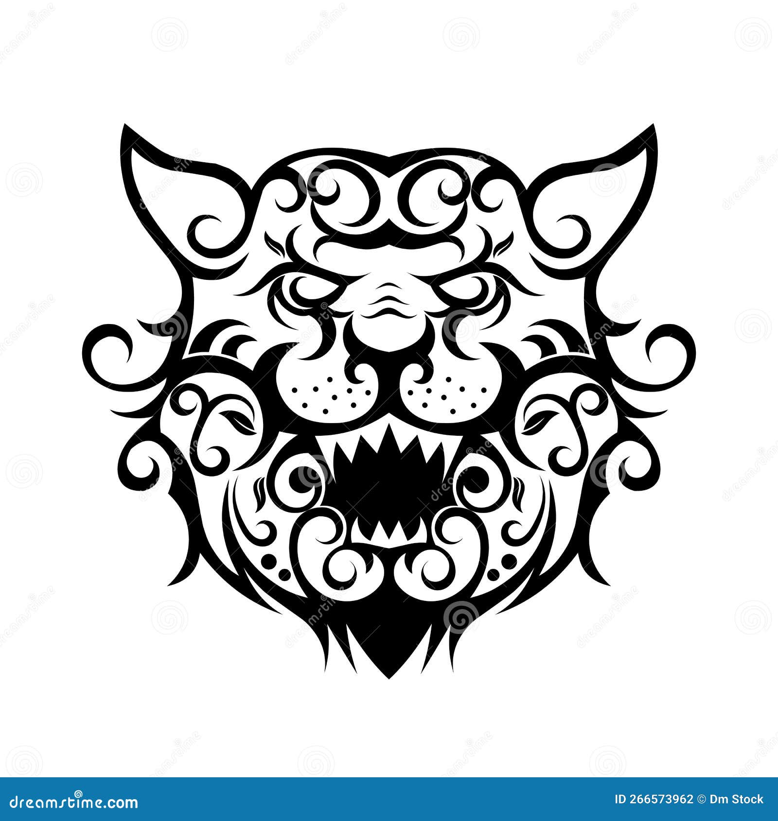 tribal big cat tattoo designs